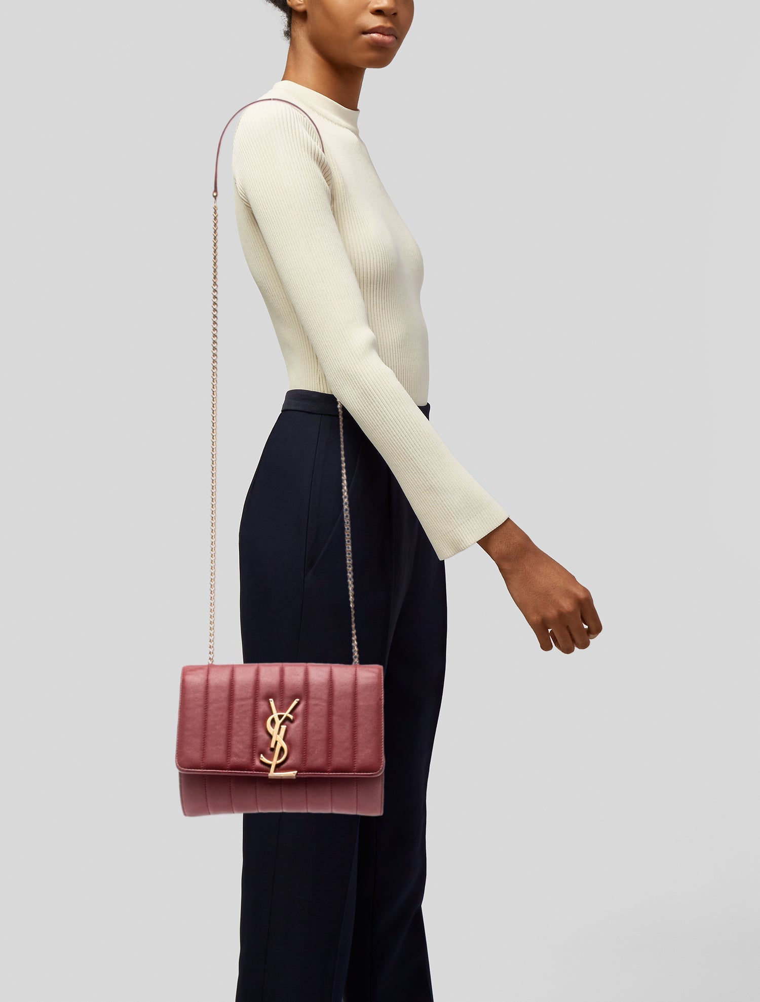 Saint Laurent Leather Vicky