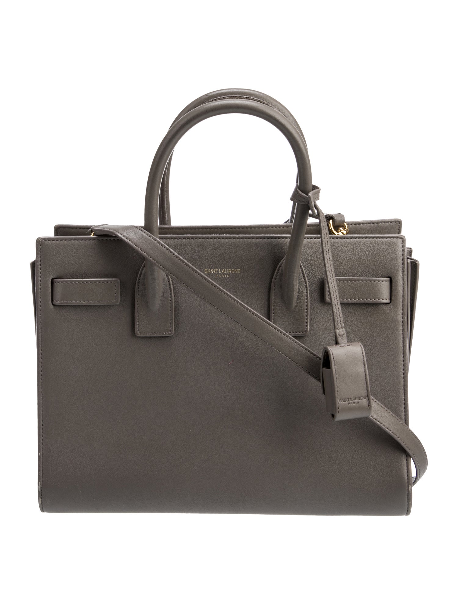 Saint Laurent Leather Sac De Jour Baby