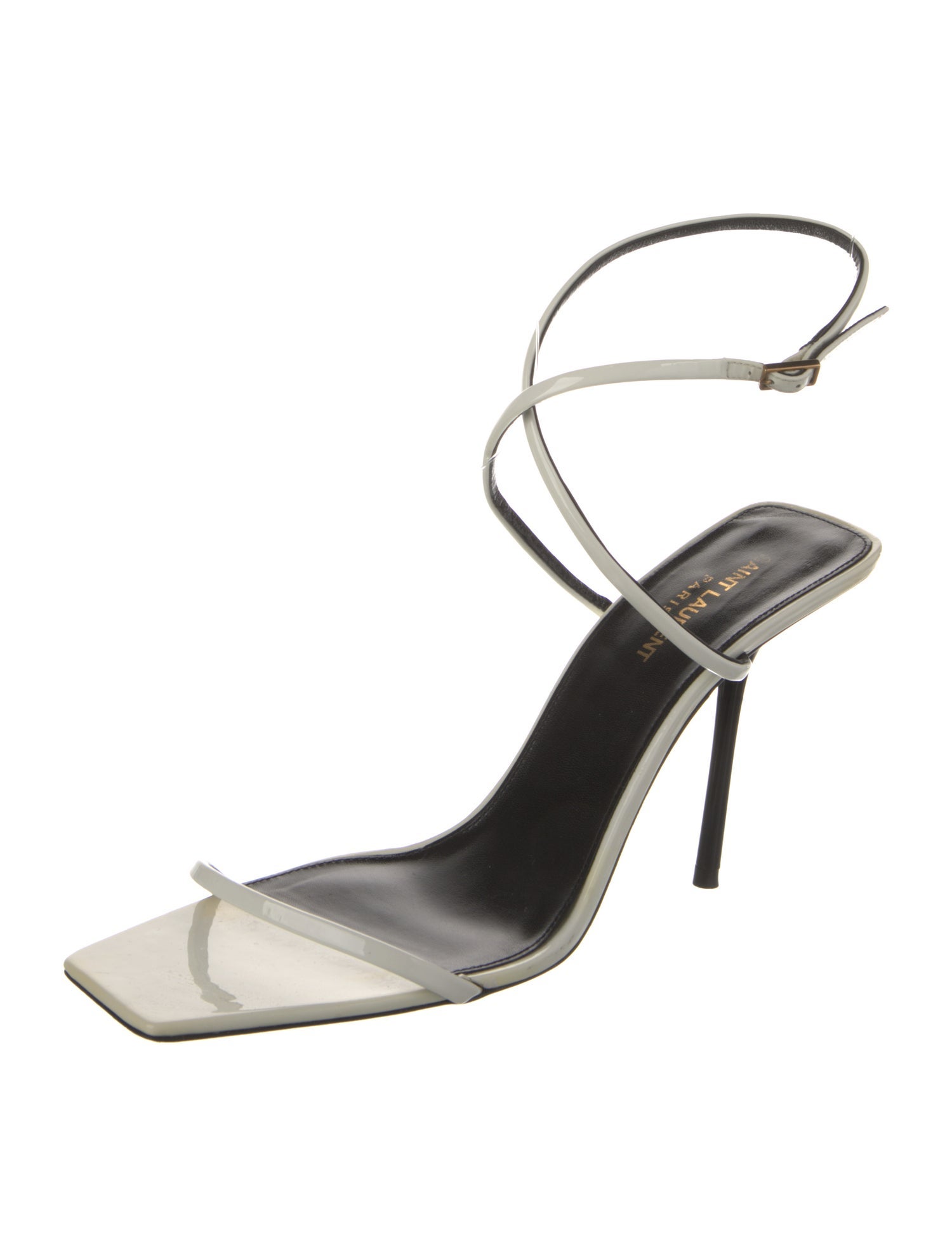 Saint Laurent Patent Leather Sandals