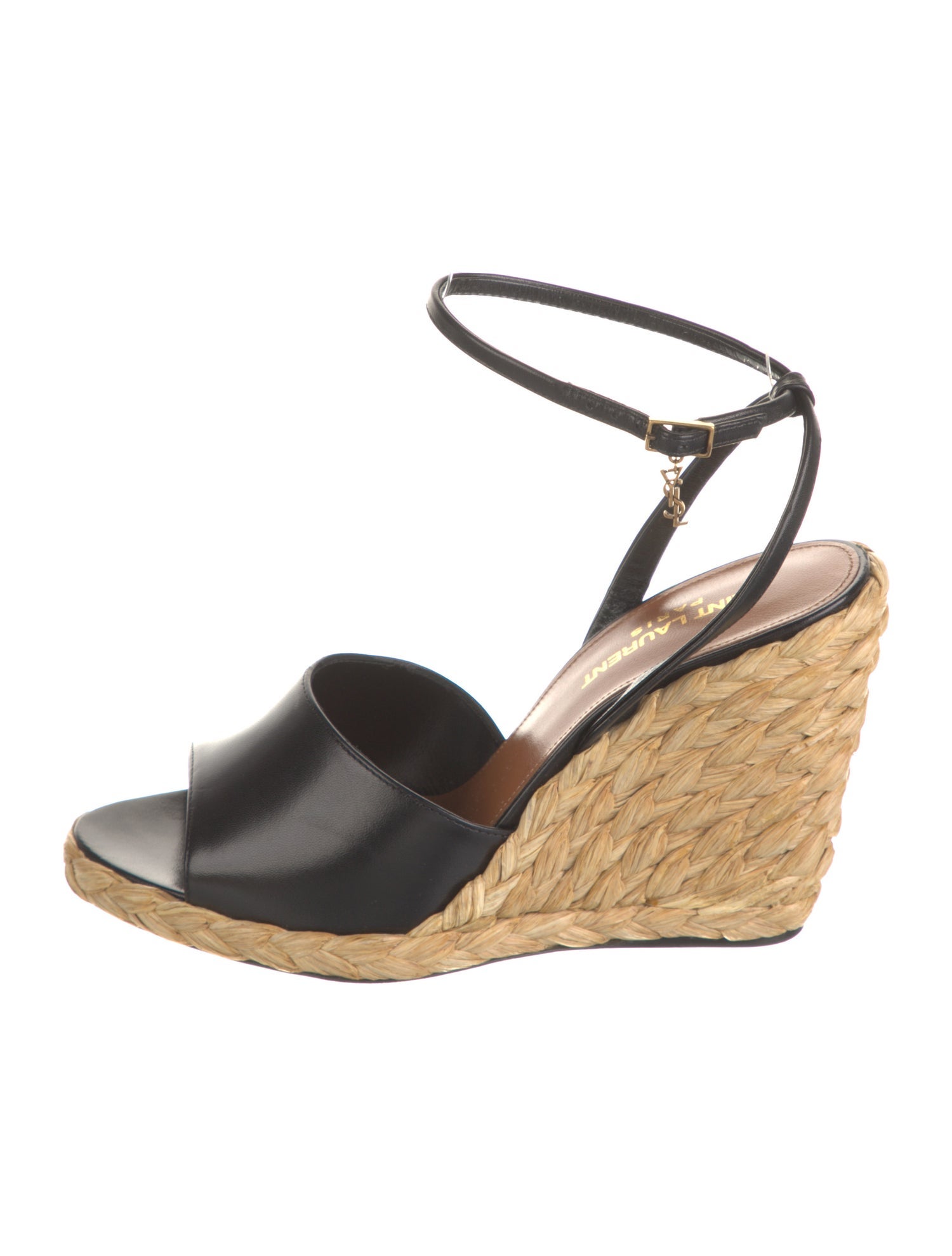 Saint Laurent Leather Espadrilles