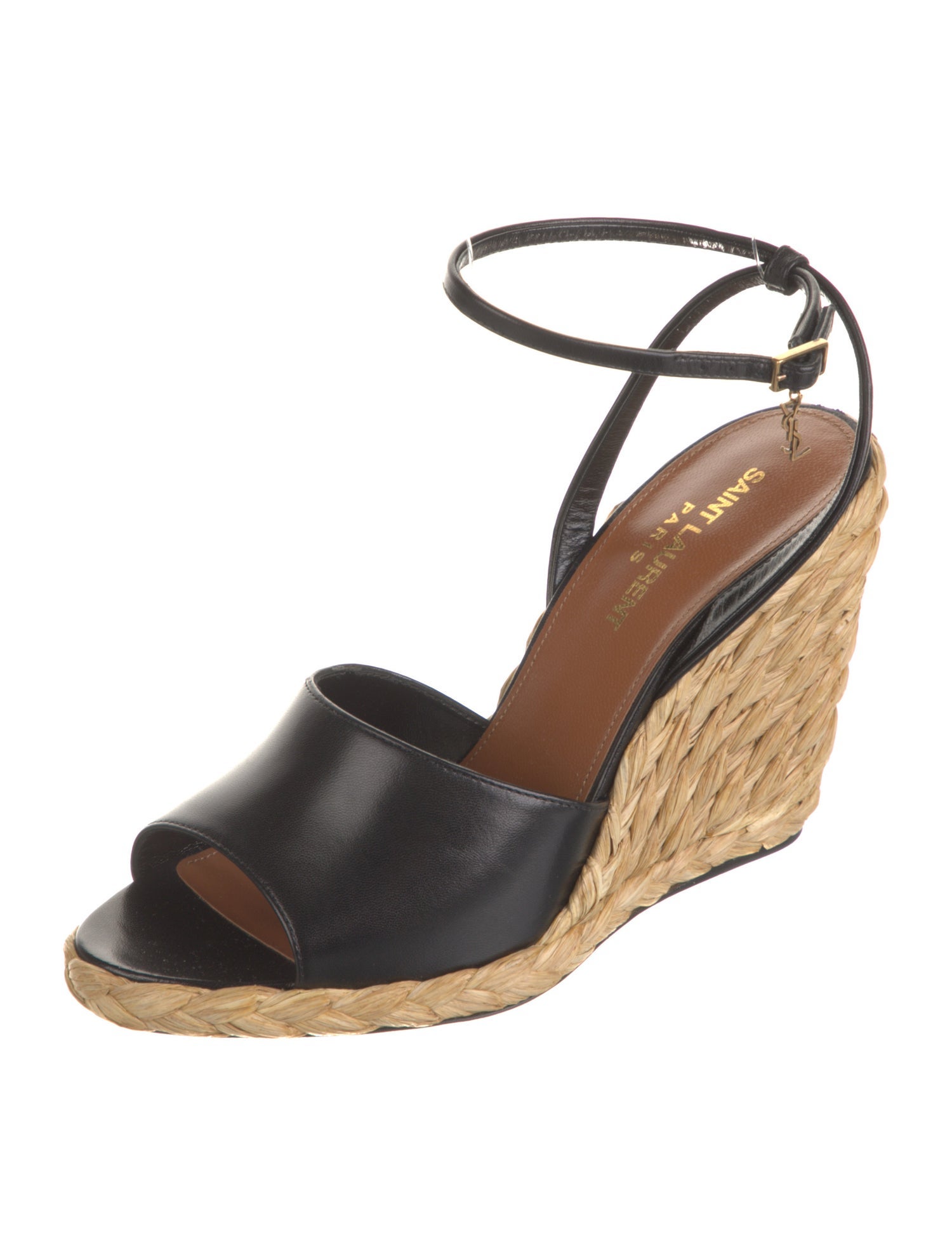 Saint Laurent Leather Espadrilles