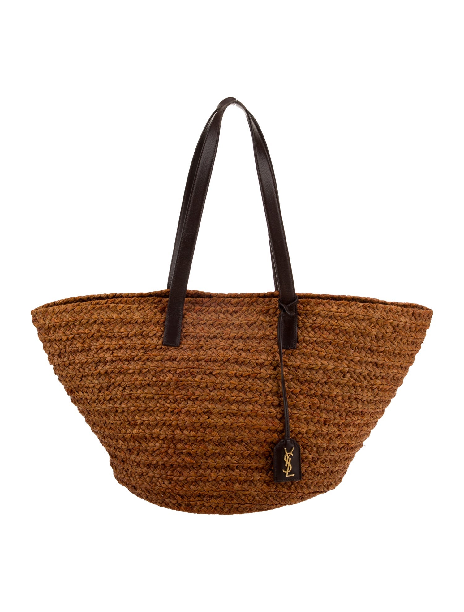 Saint Laurent Raffia Panier Medium