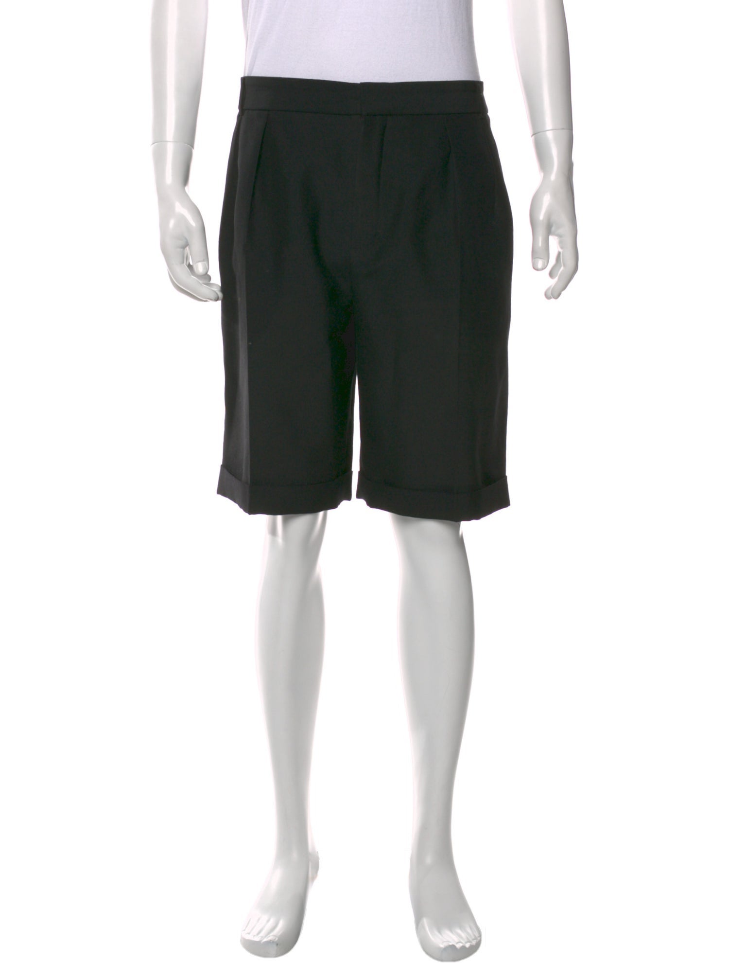 Saint Laurent 2020 Flat Front Shorts