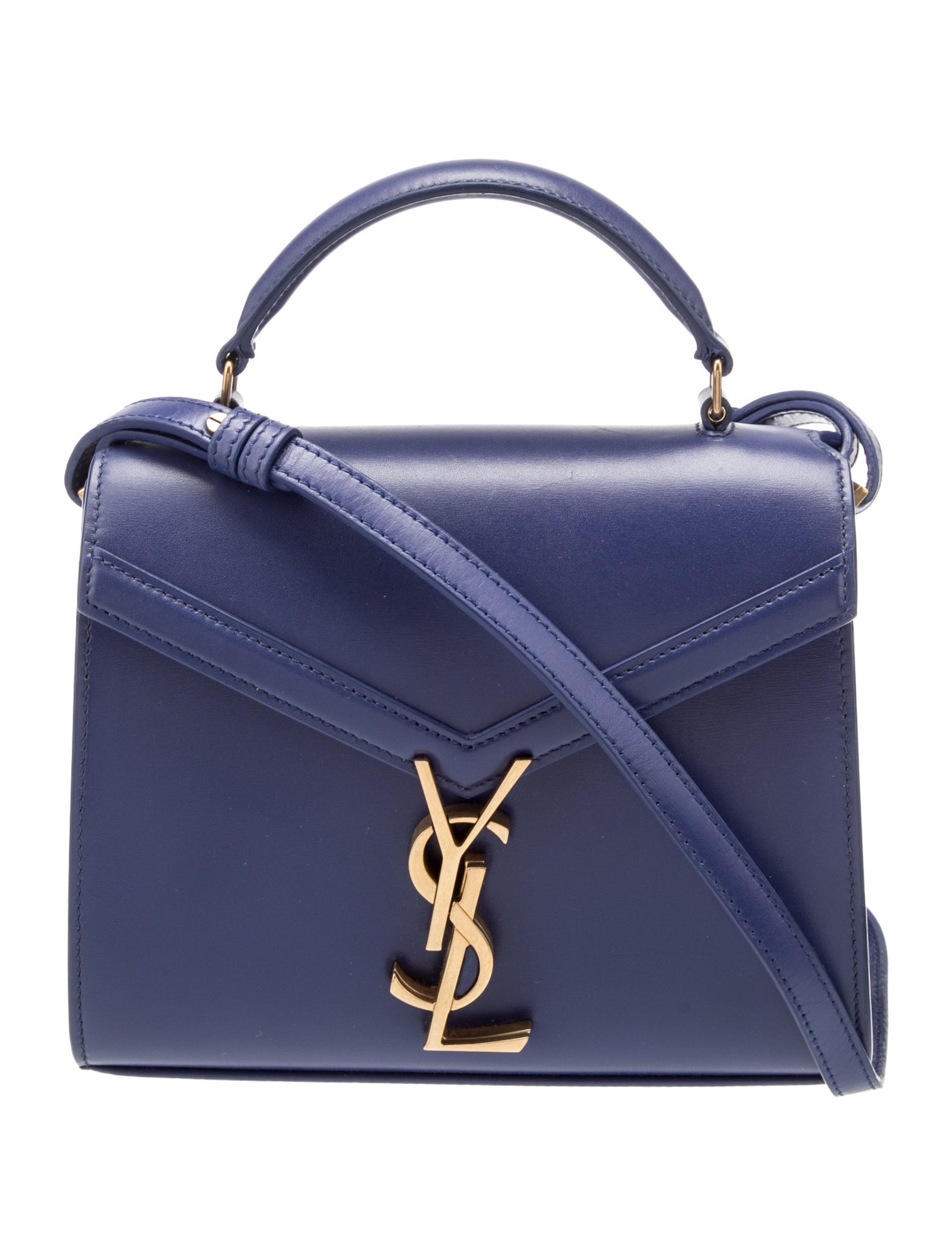 Saint Laurent Leather Cassandre Mini