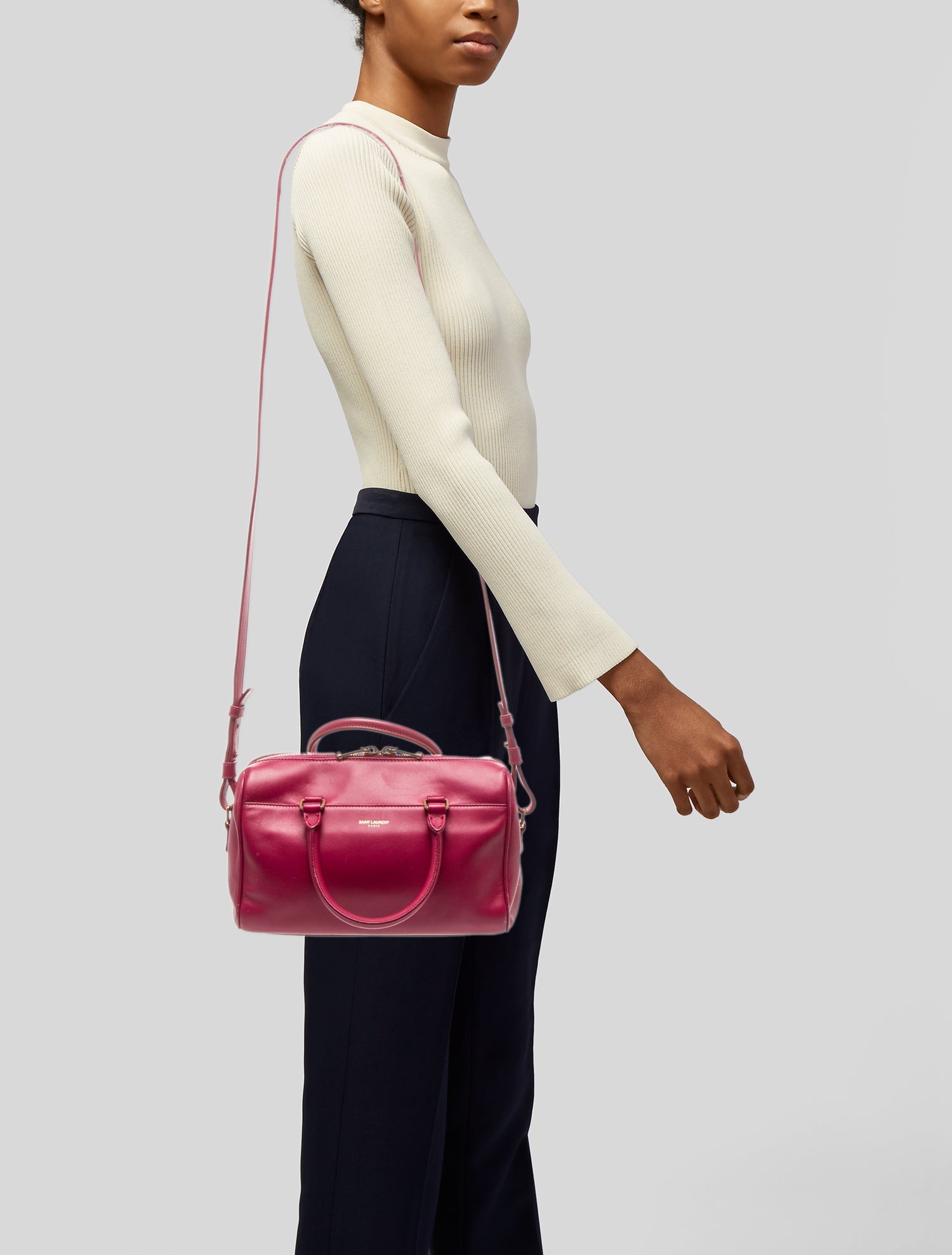 Saint Laurent Leather Classic Duffle