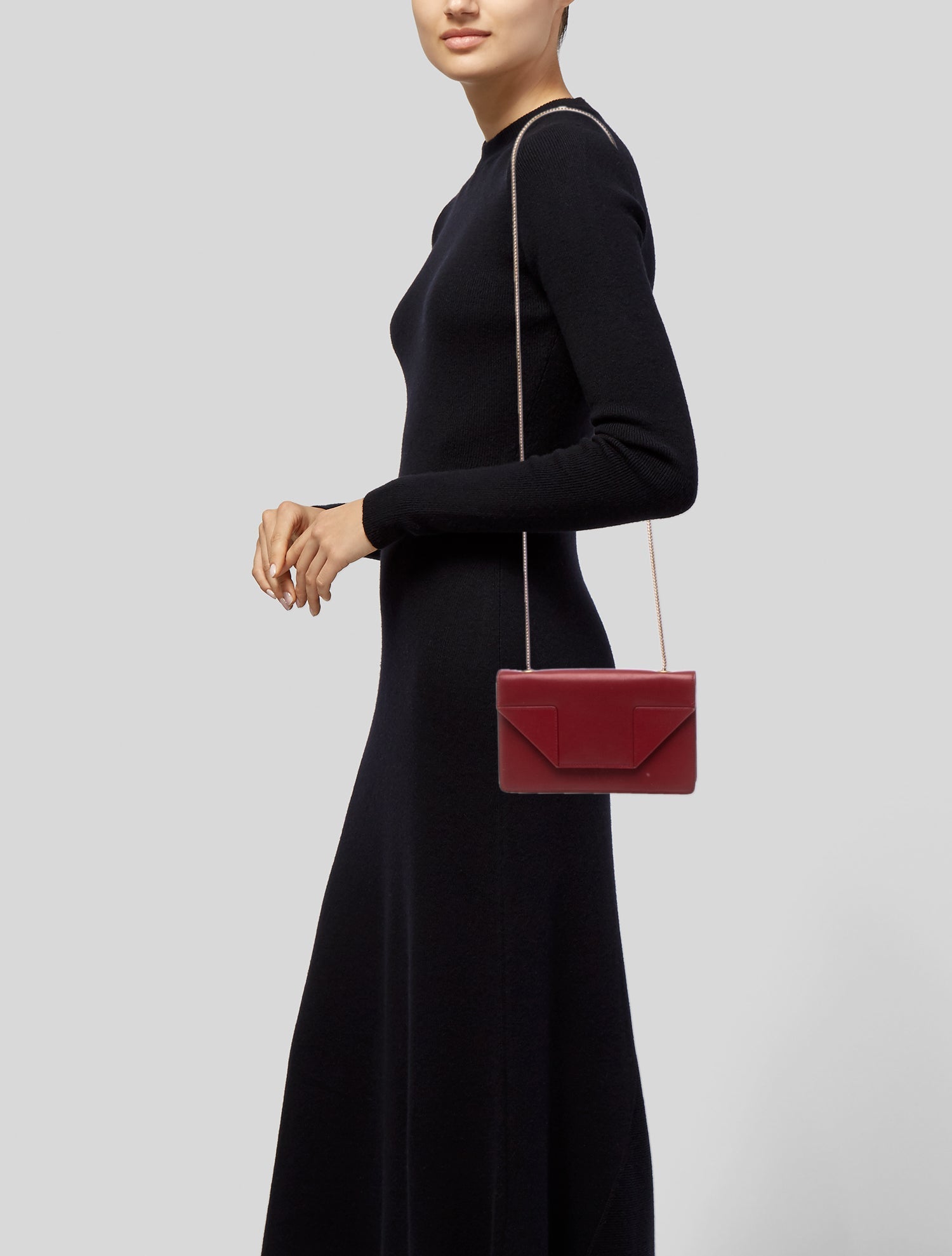 Saint Laurent Leather Shoulder Bag