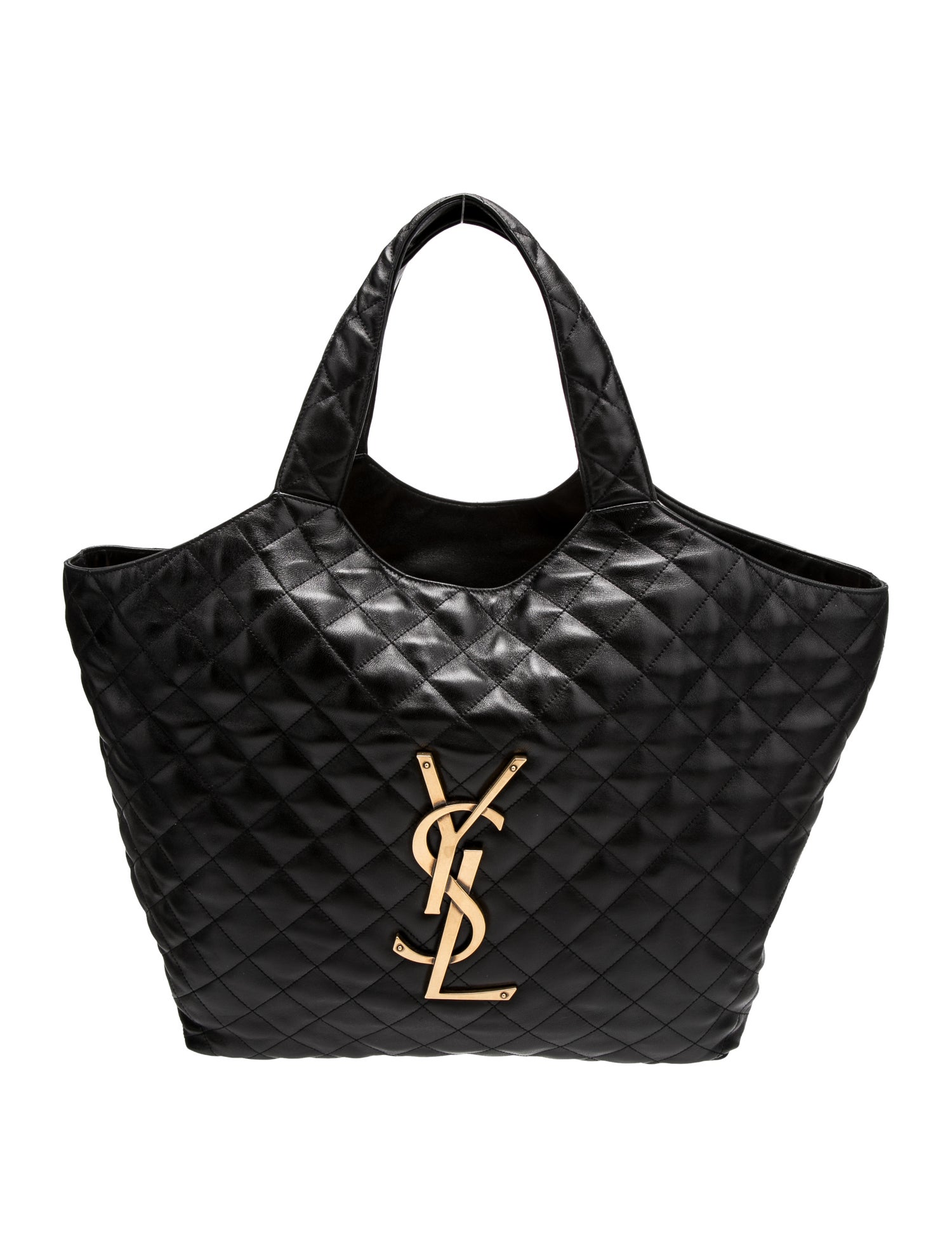 Saint Laurent Quilted Leather Icare Maxi Tote Maxi