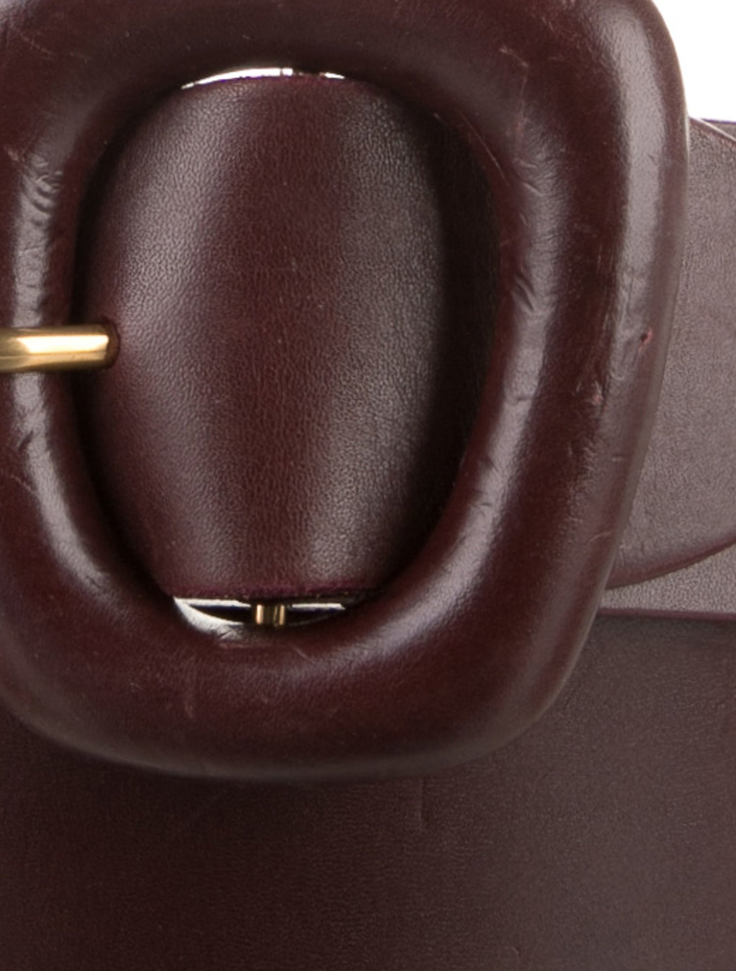 Saint Laurent Wide Leather Waist Belt