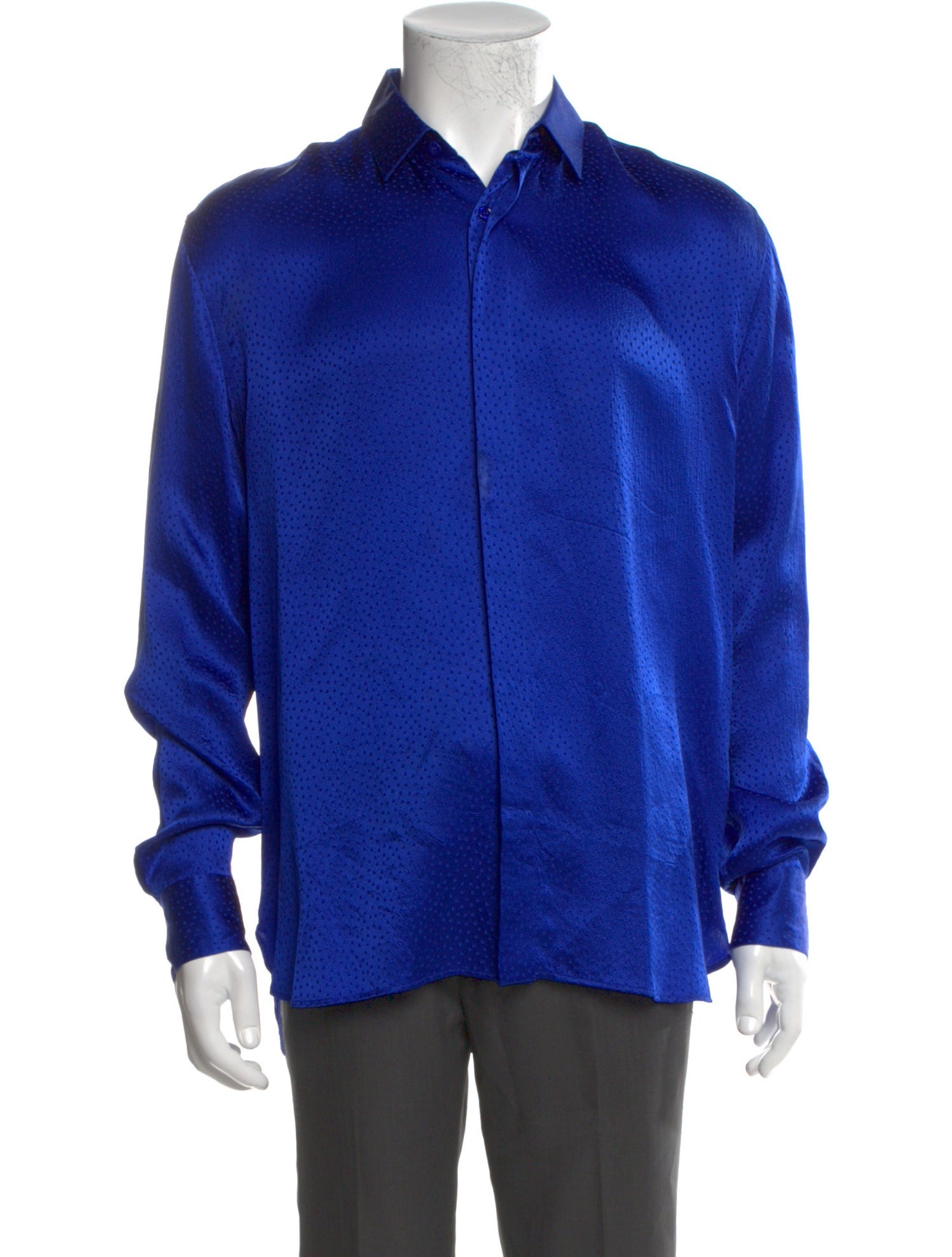 Saint Laurent 2021 Silk Dress Shirt