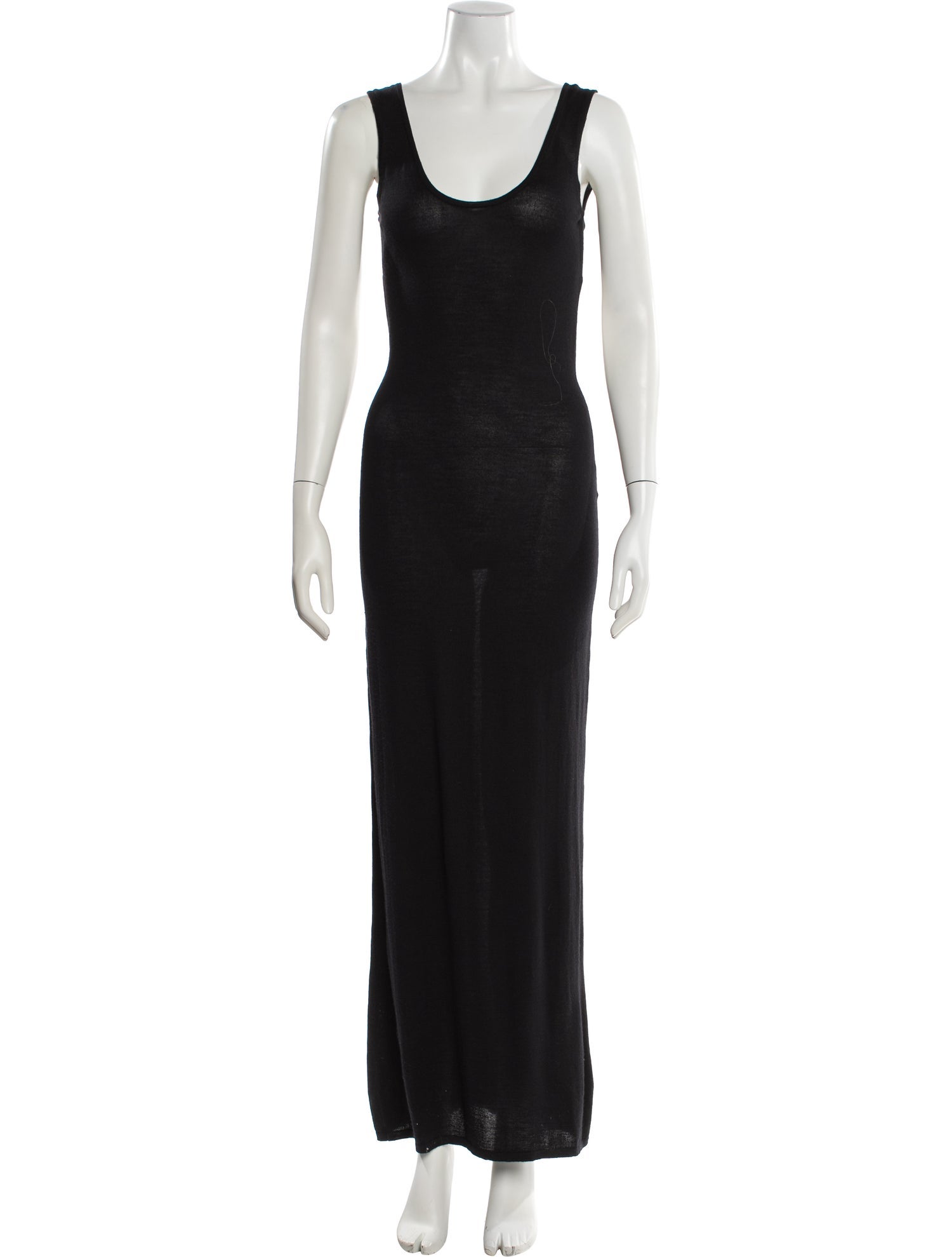 Saint Laurent Wool Long Dress