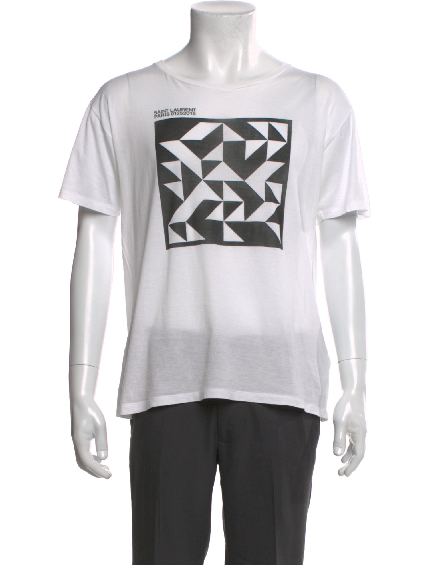 Saint Laurent 2015 Graphic Print T-Shirt