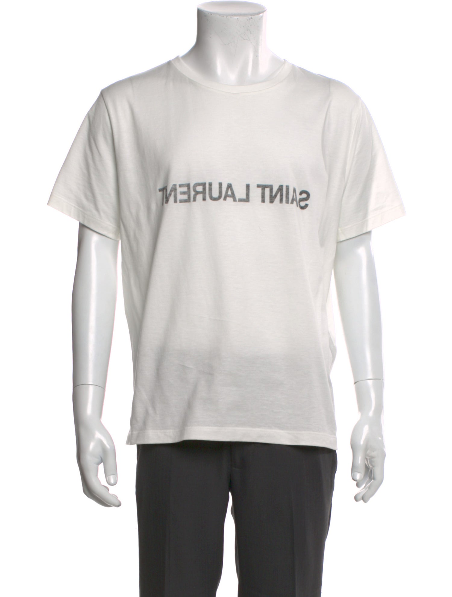 Saint Laurent 2024 Signature Logo T-Shirt