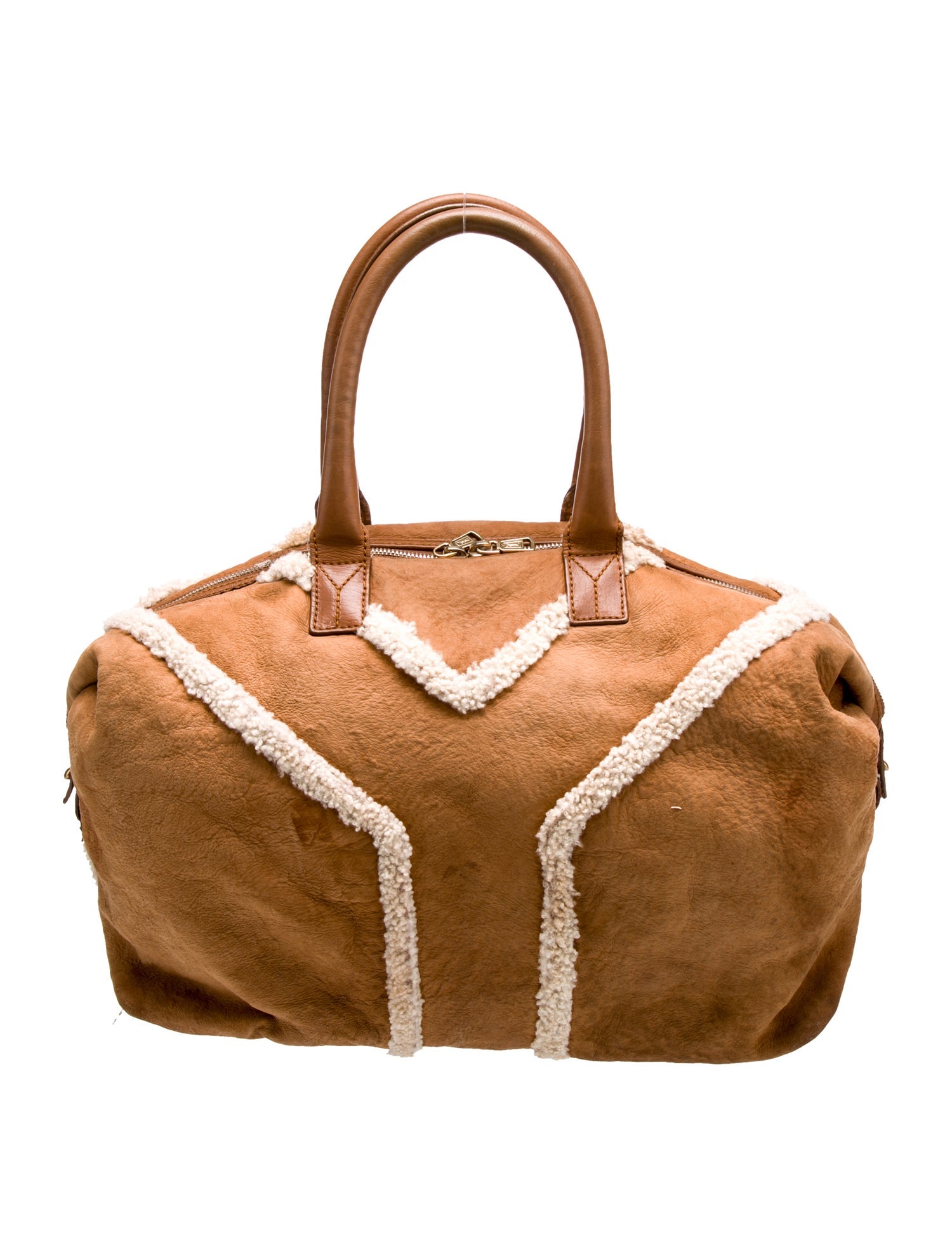 Saint Laurent Suede Shoulder Bag