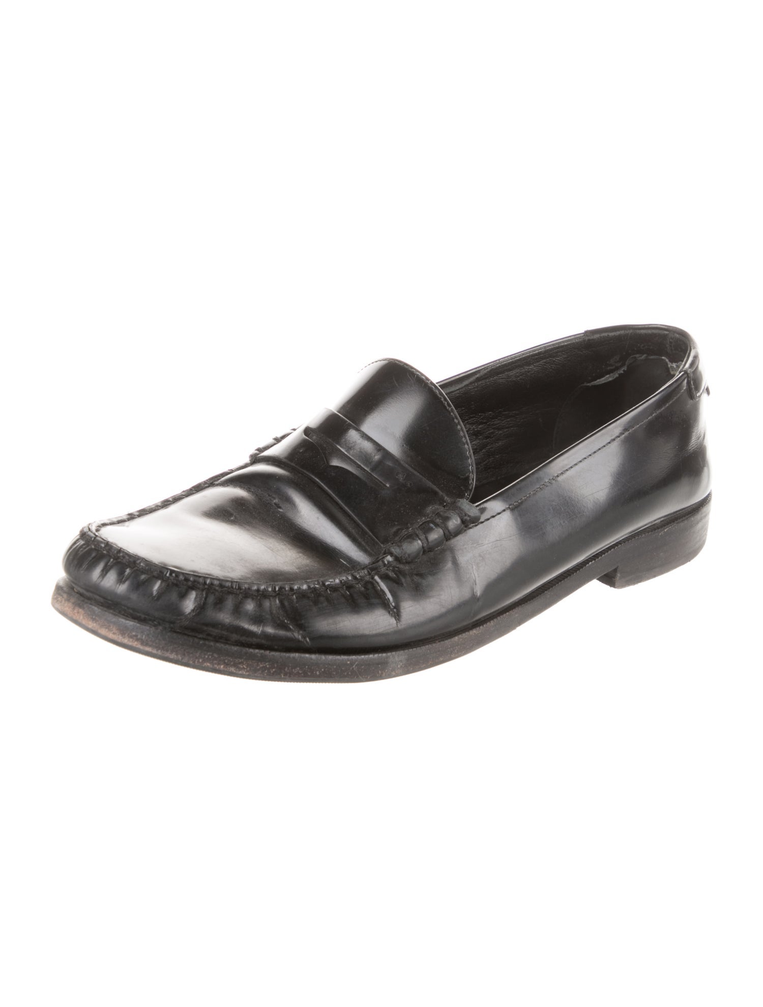 Saint Laurent Leather Loafers