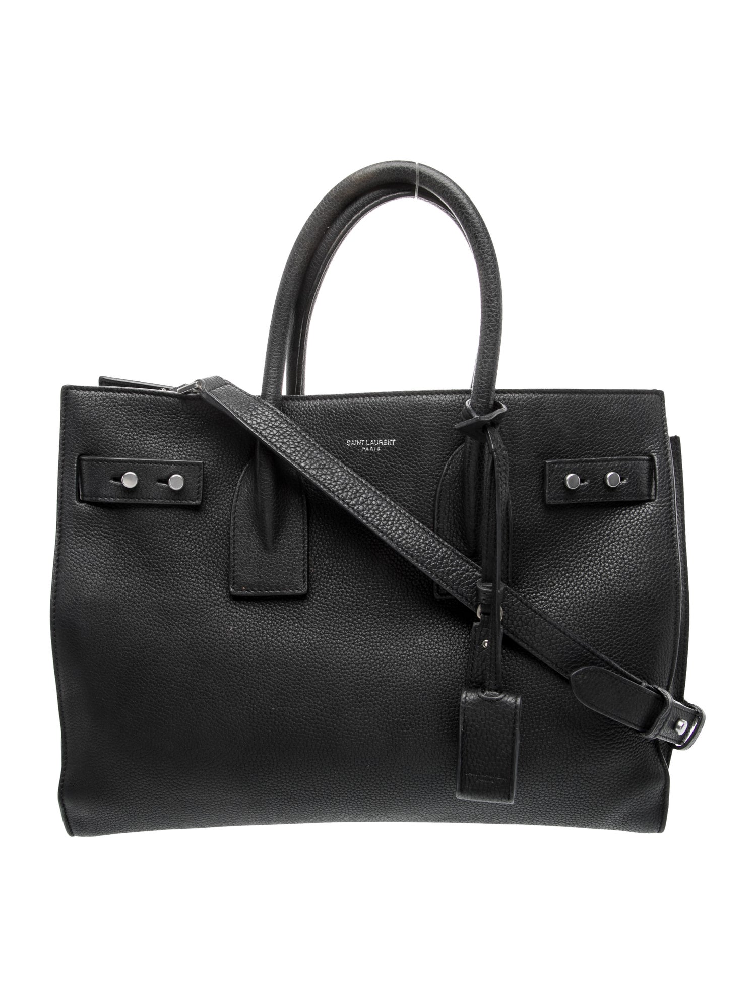 Saint Laurent Leather Sac De Jour