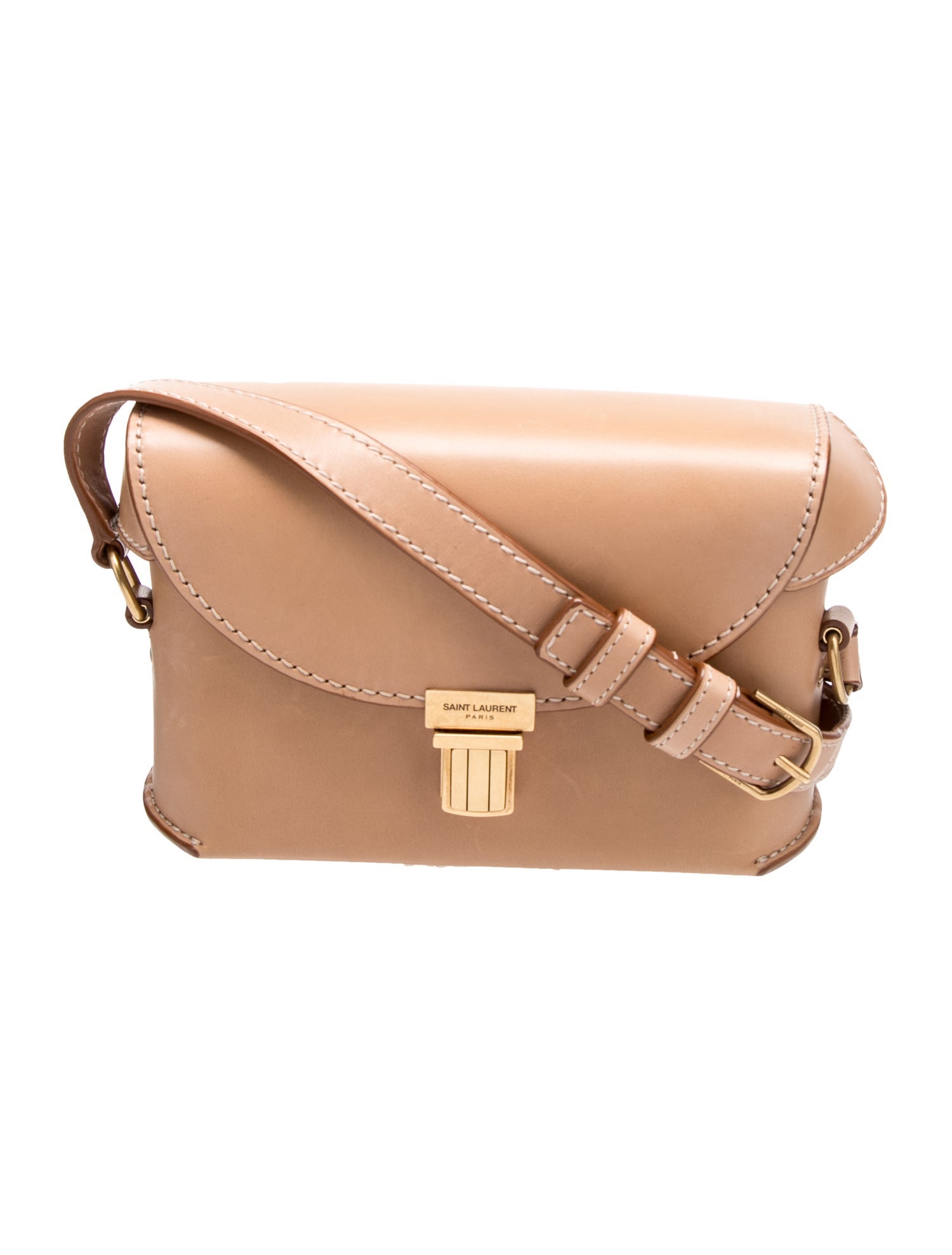 Saint Laurent Leather Tuc