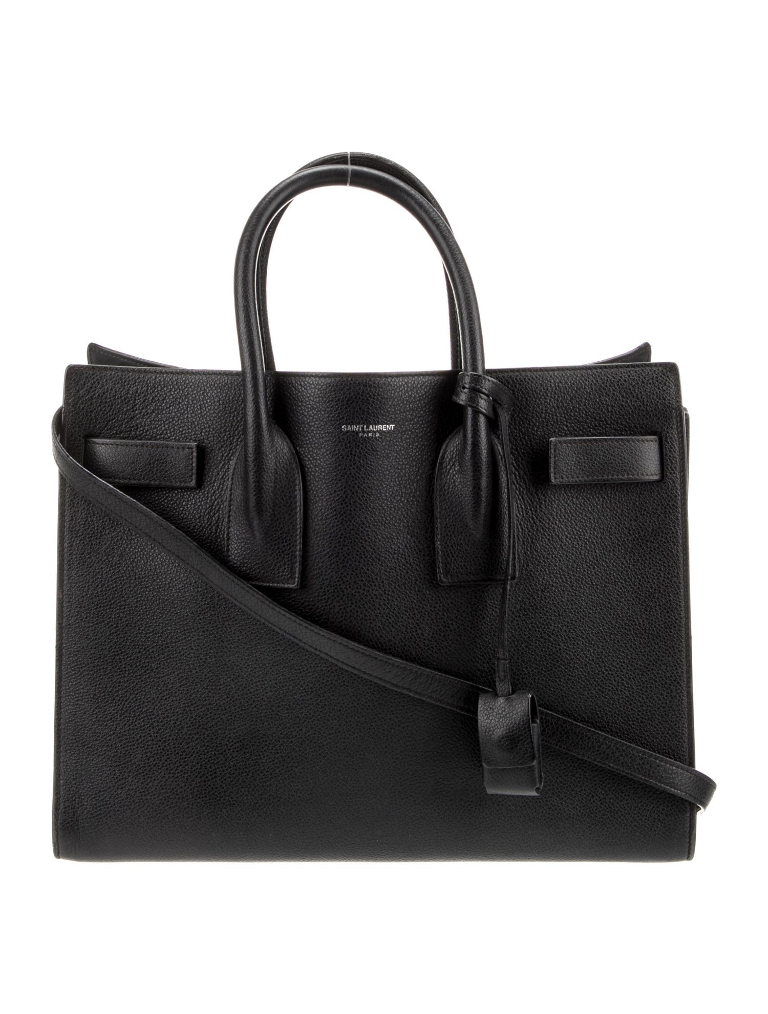 Saint Laurent Leather Sac De Jour Small