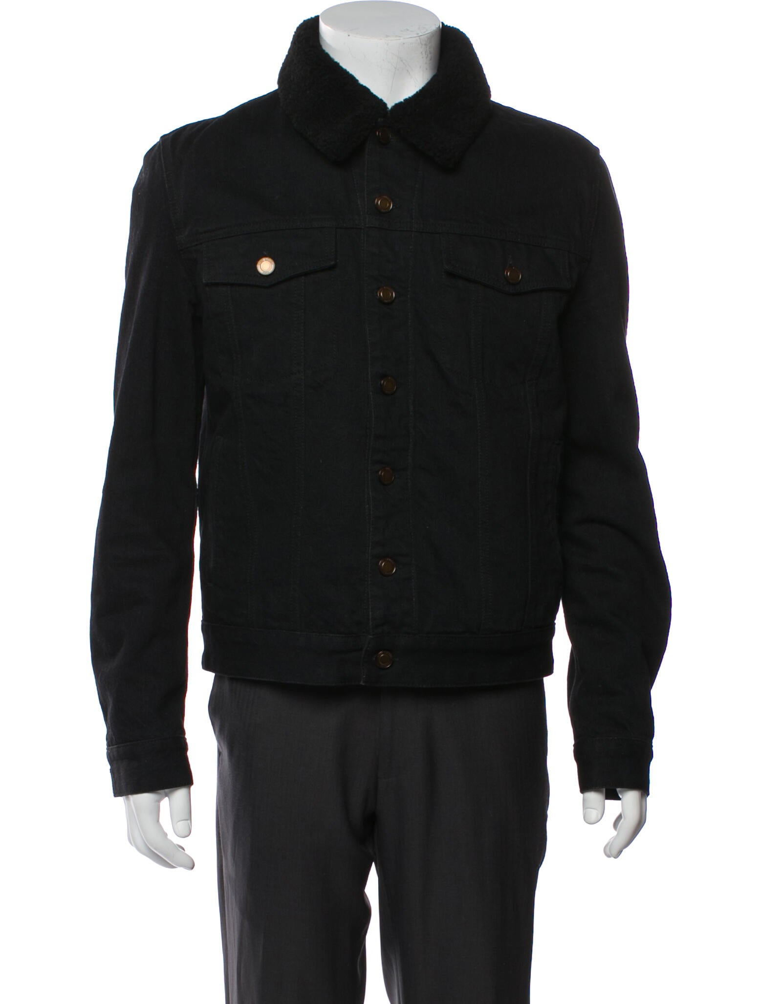 Saint Laurent Lambskin Trucker Jacket