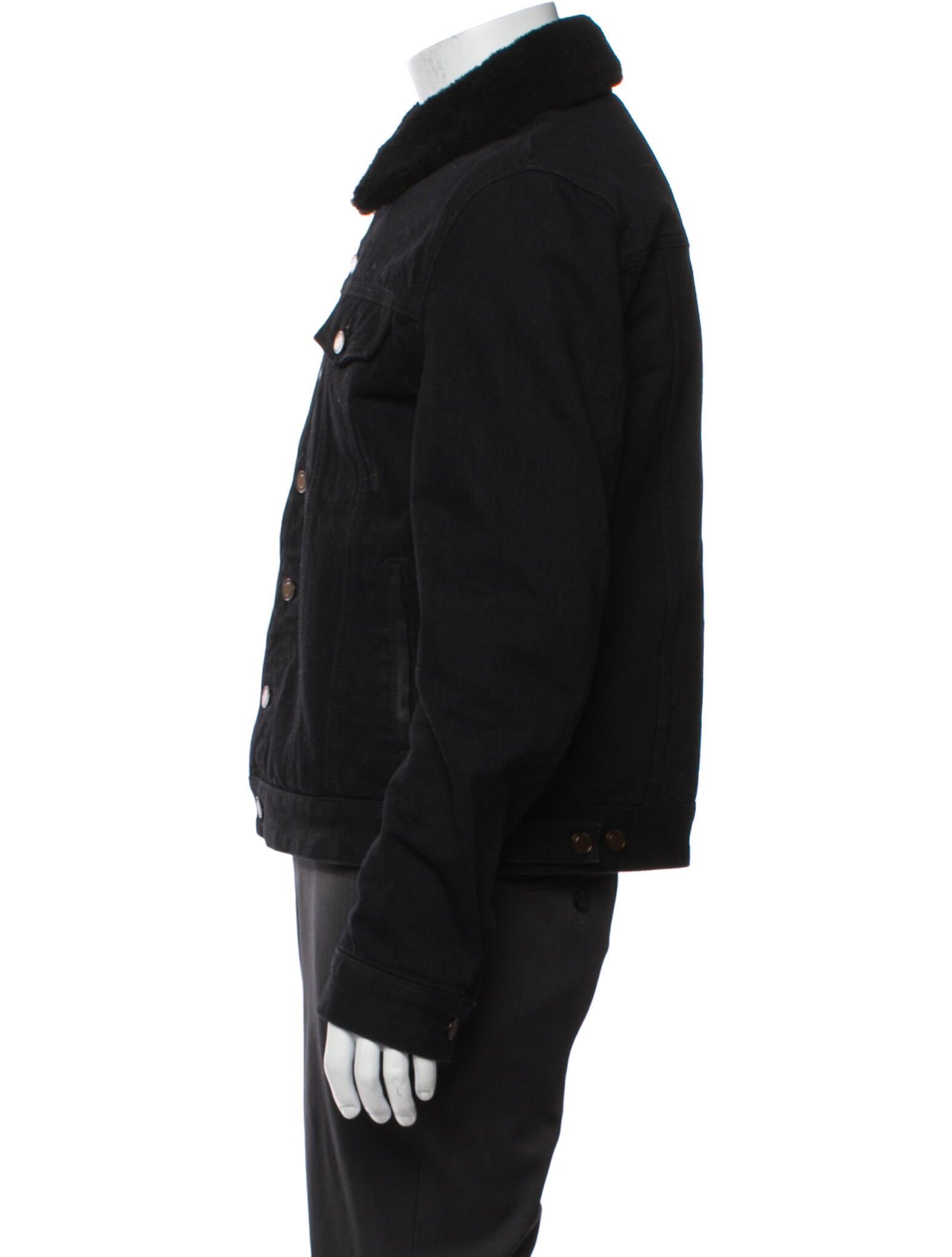 Saint Laurent Lambskin Trucker Jacket