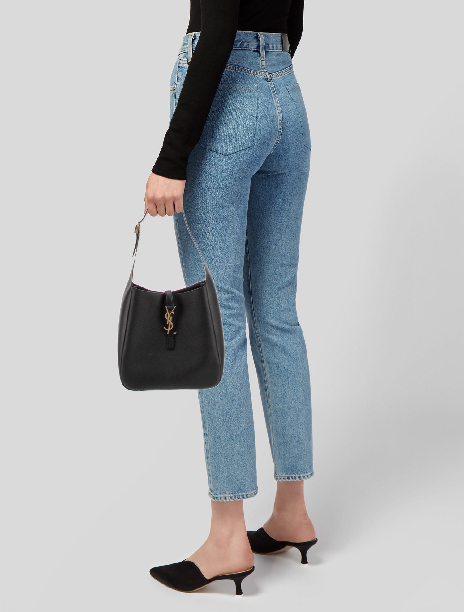 Saint Laurent Leather Le 5 à 7 Small