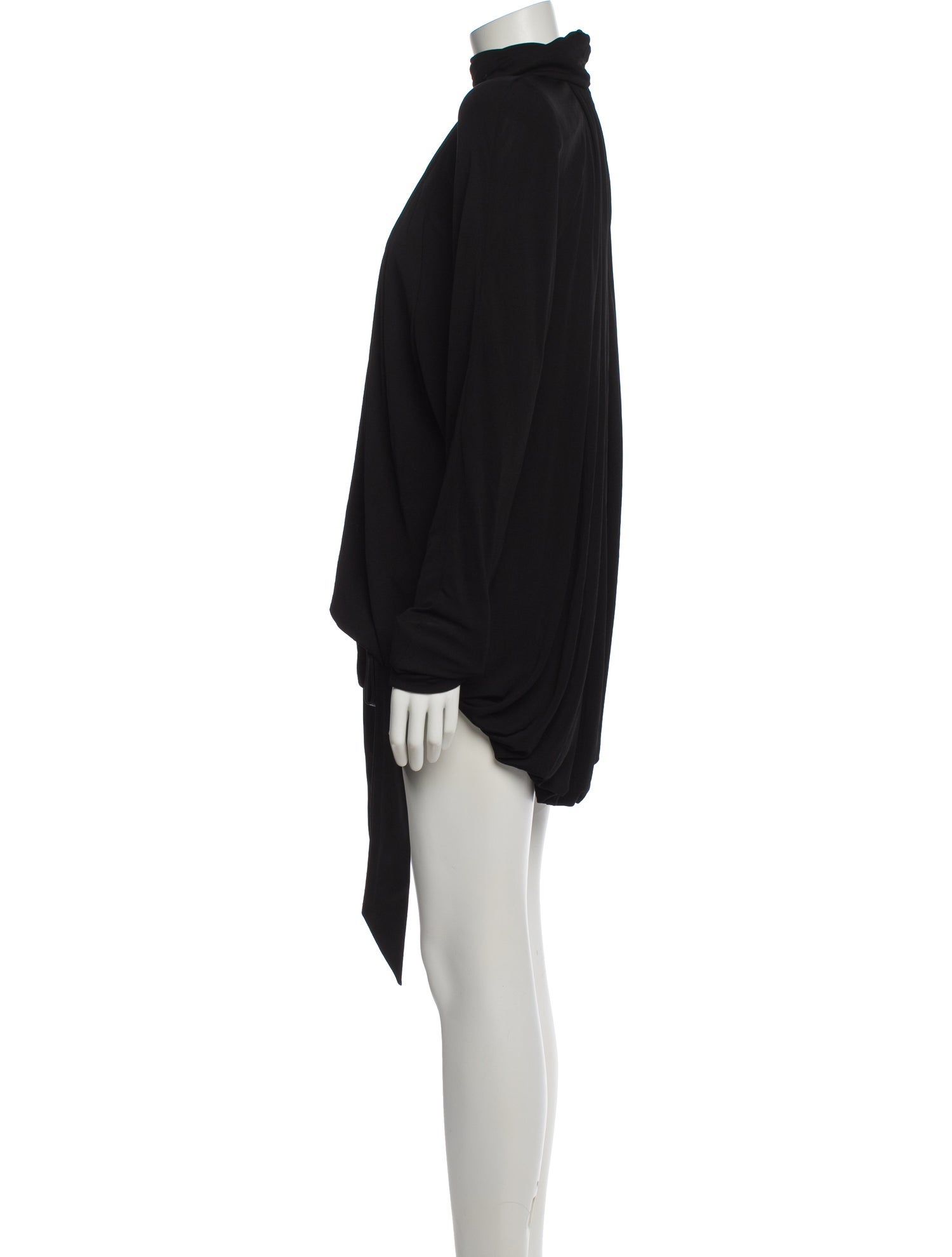 Saint Laurent Turtleneck Mini Dress