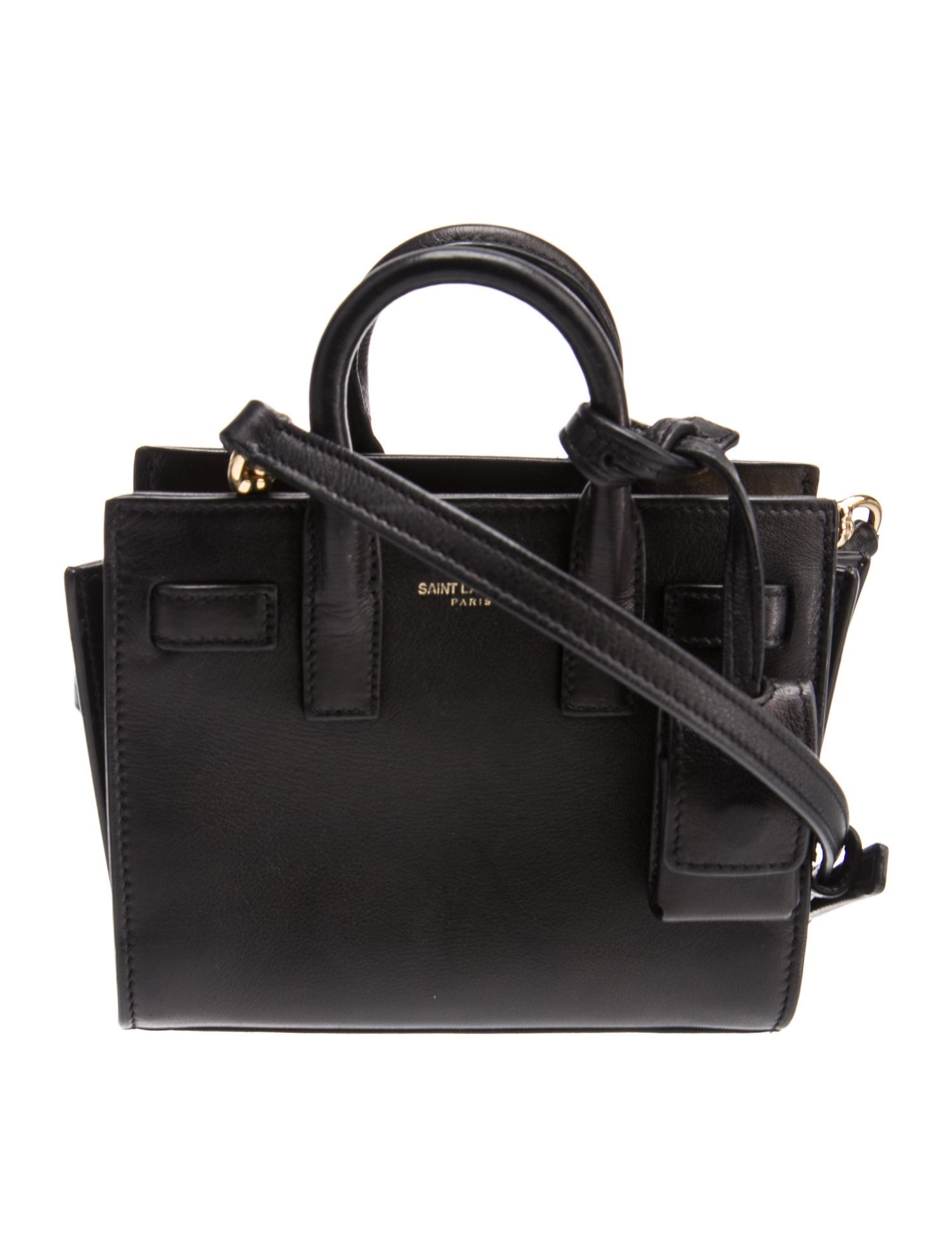 Saint Laurent Leather Sac De Jour Nano