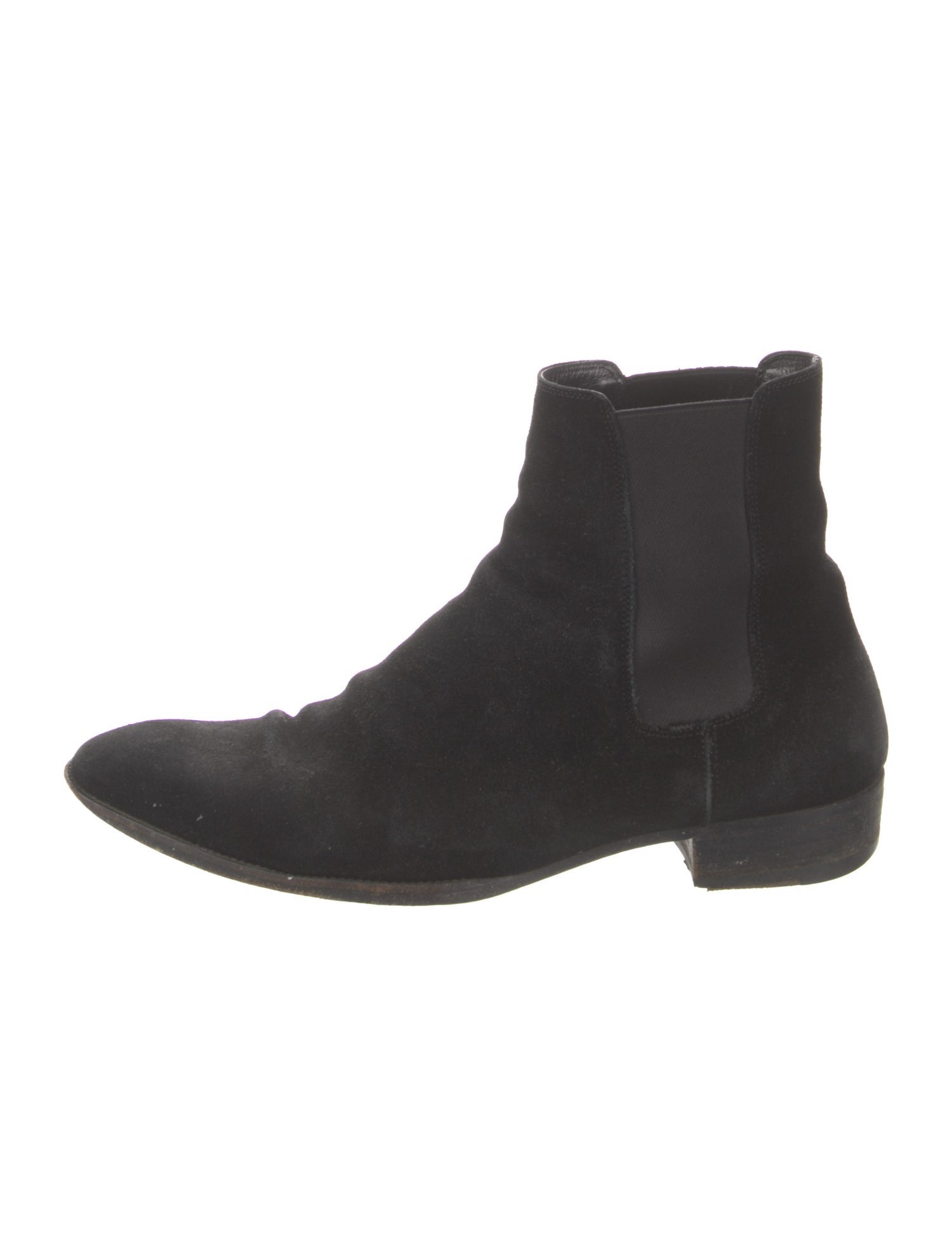 Saint Laurent Suede Chelsea Boots