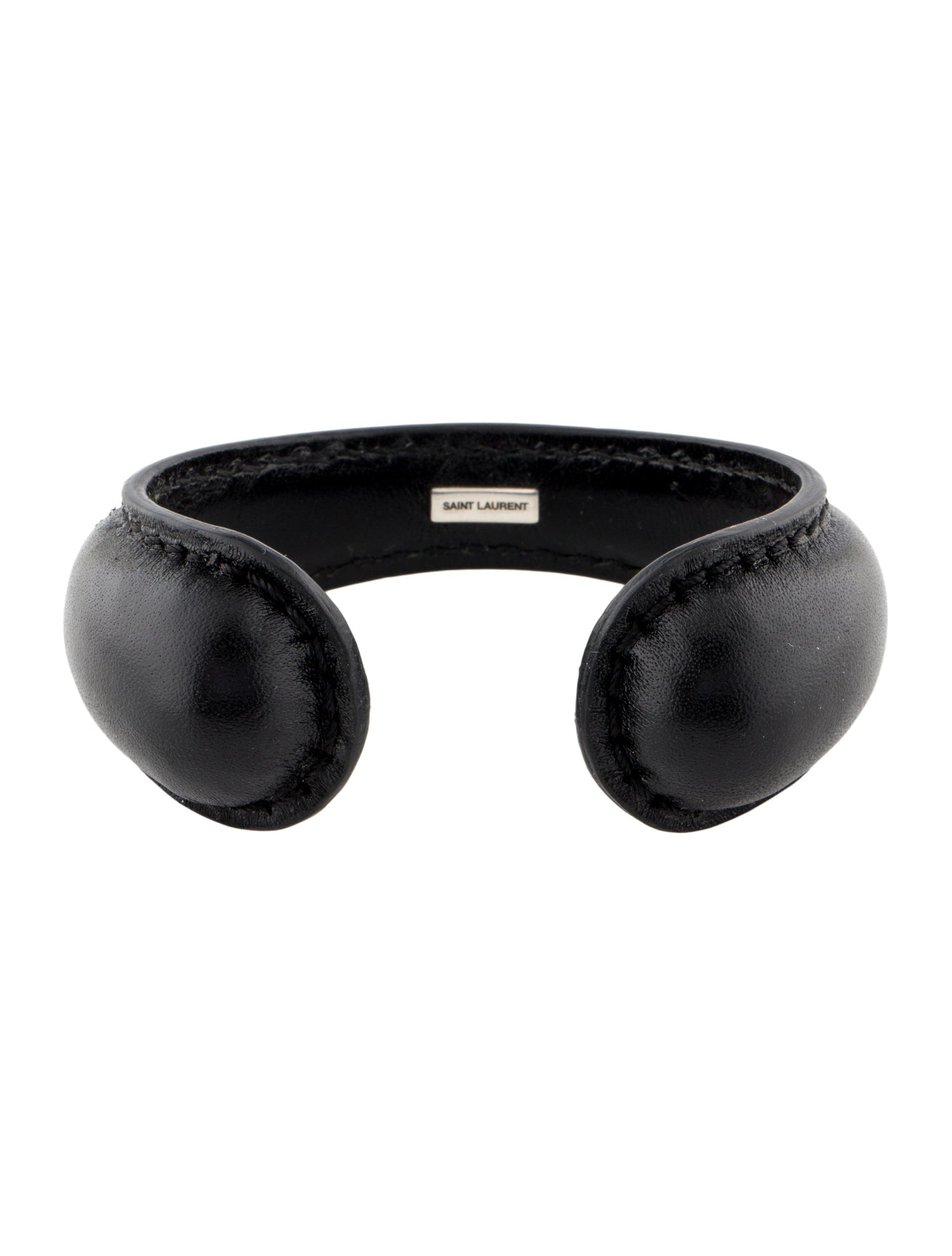 Saint Laurent Leather Cuff Bracelet