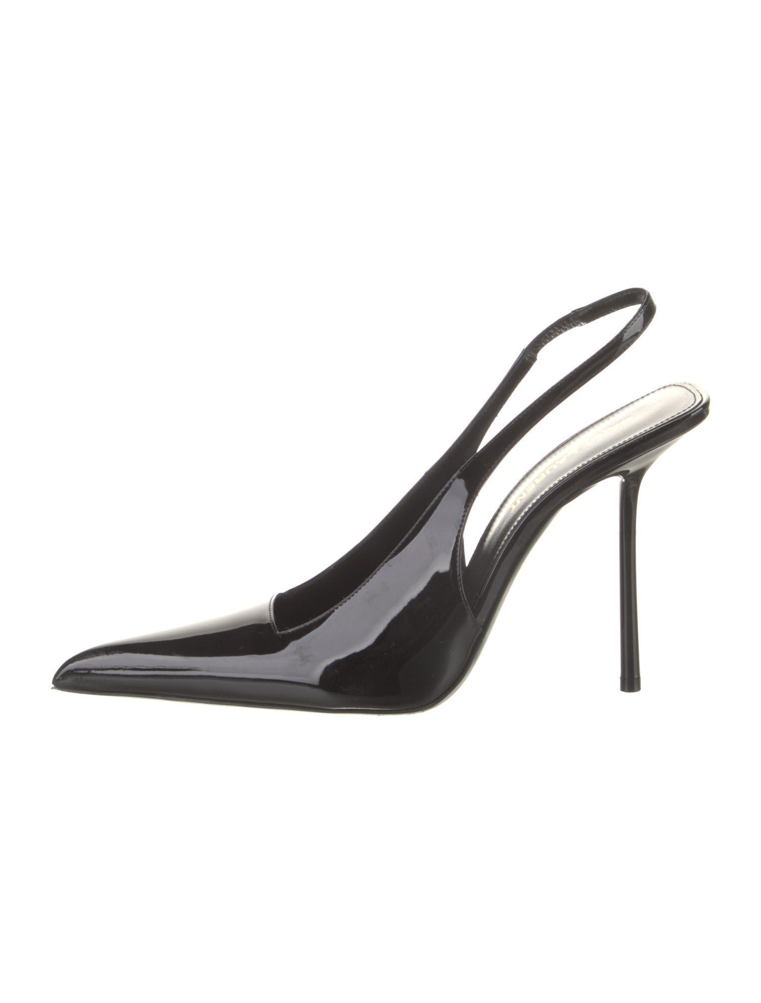 Saint Laurent Patent Leather Slingback Pumps