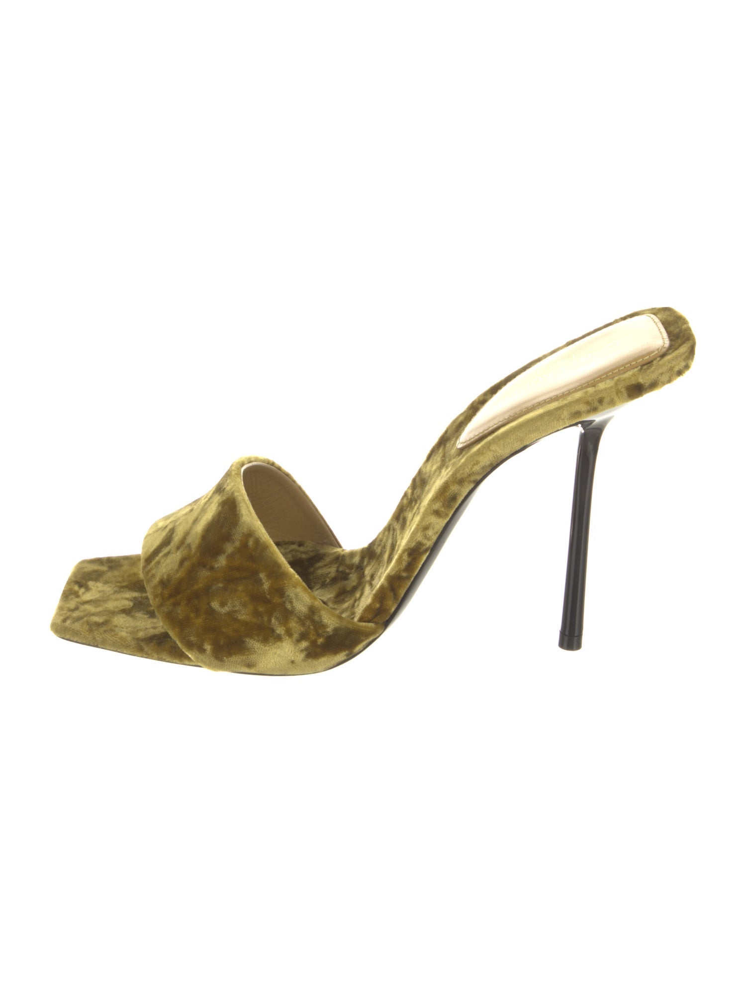 Saint Laurent Velvet Slides