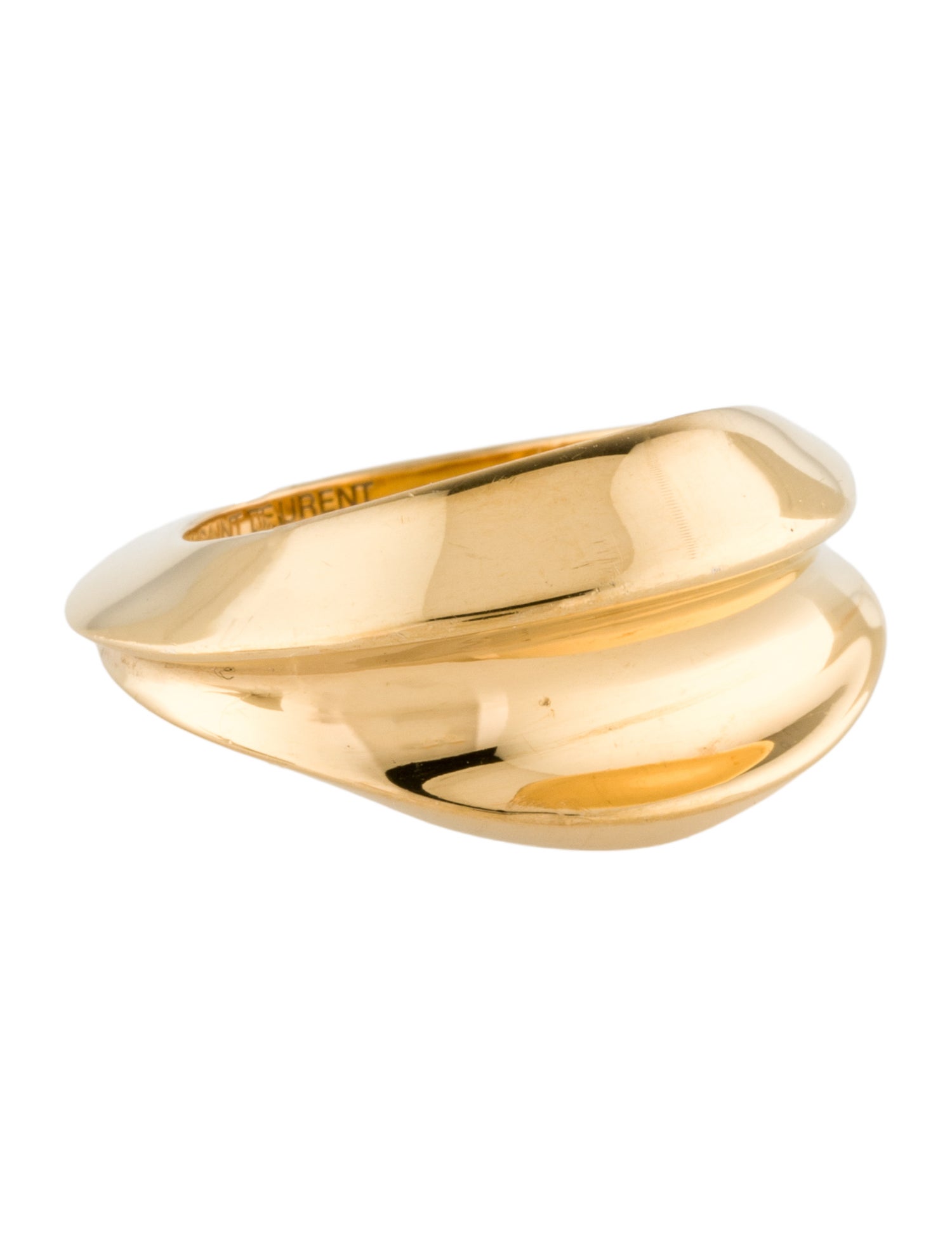 Saint Laurent Sculpted Ring