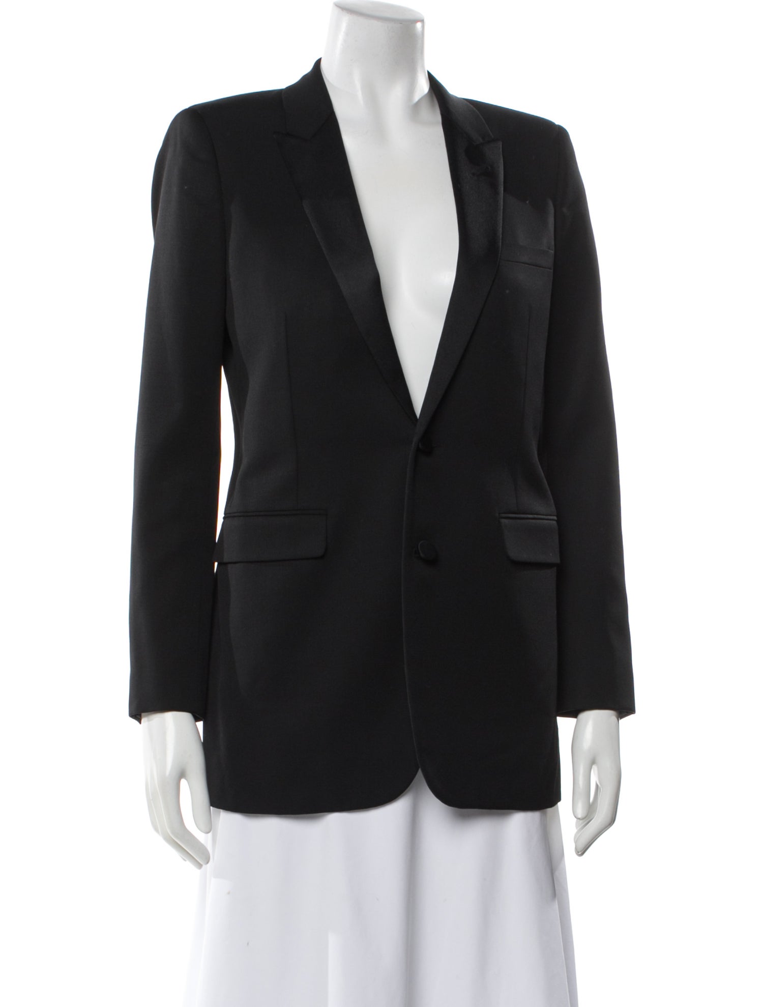 Saint Laurent Virgin Wool Blazer