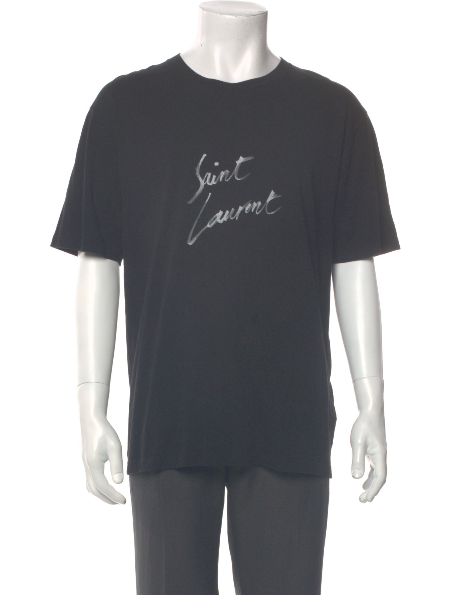 Saint Laurent 2017 Signature Logo T-Shirt