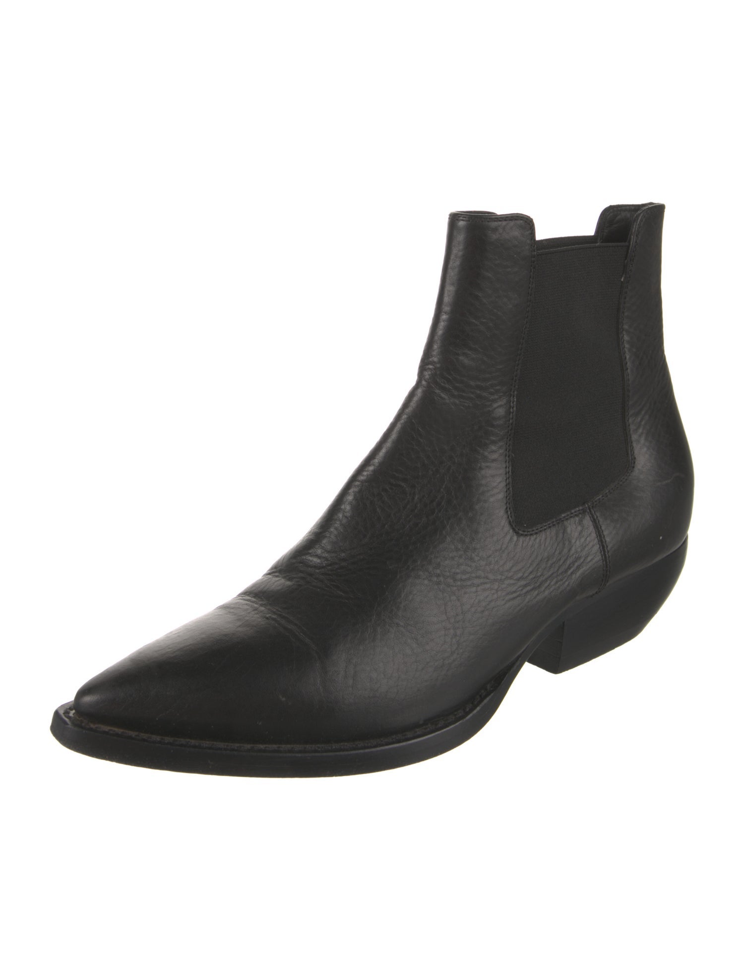 Saint Laurent Leather Chelsea Boots
