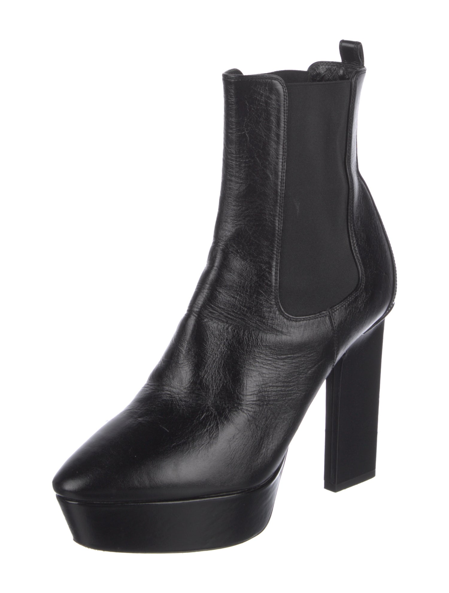 Saint Laurent Leather Chelsea Boots