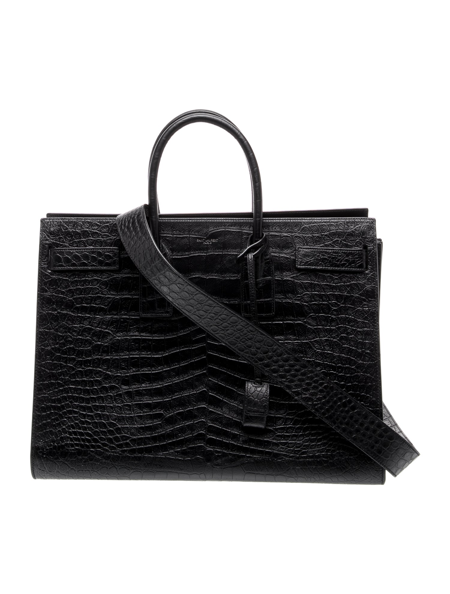 Saint Laurent Embossed Leather Sac De Jour Large 2023