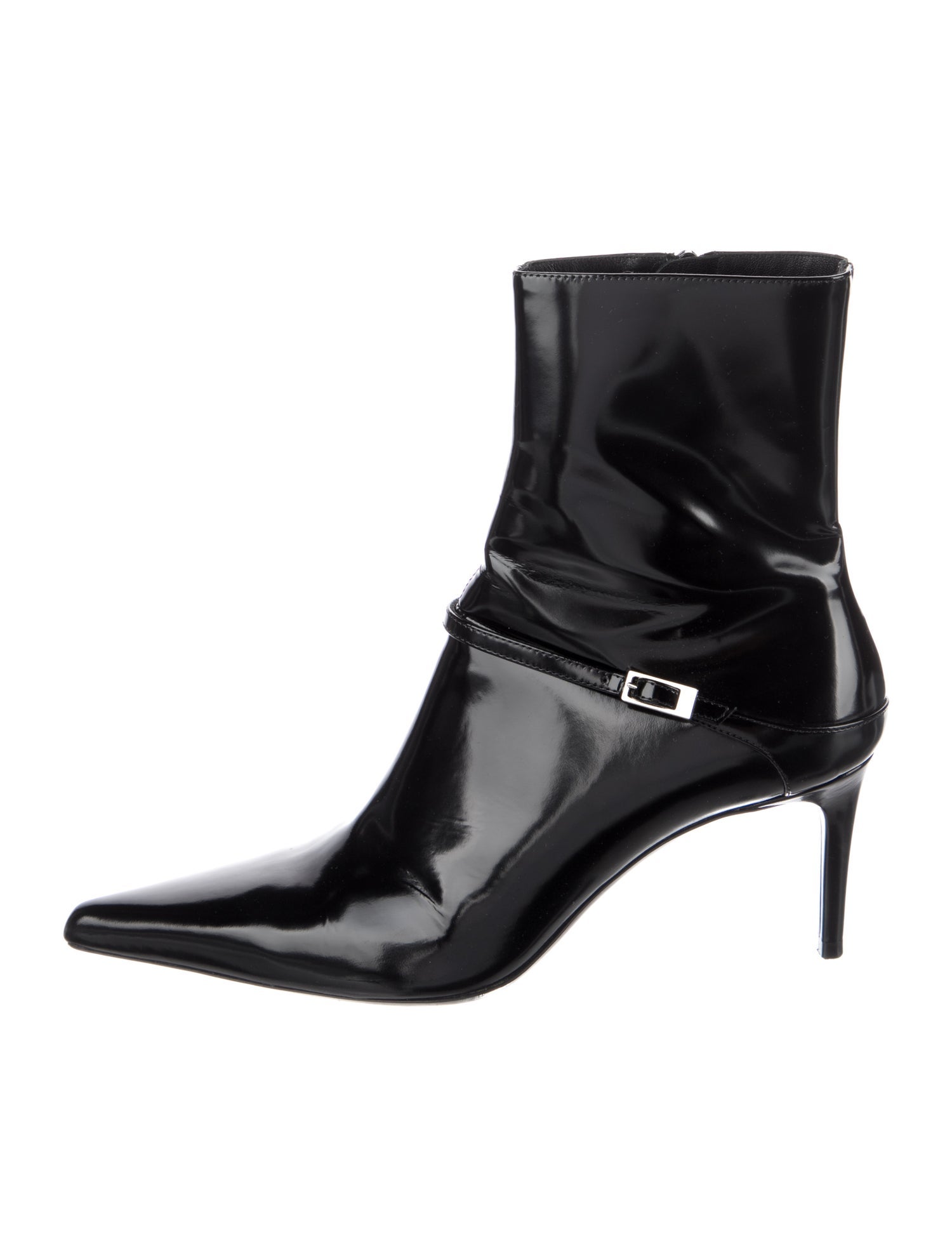 Saint Laurent Patent Leather Boots