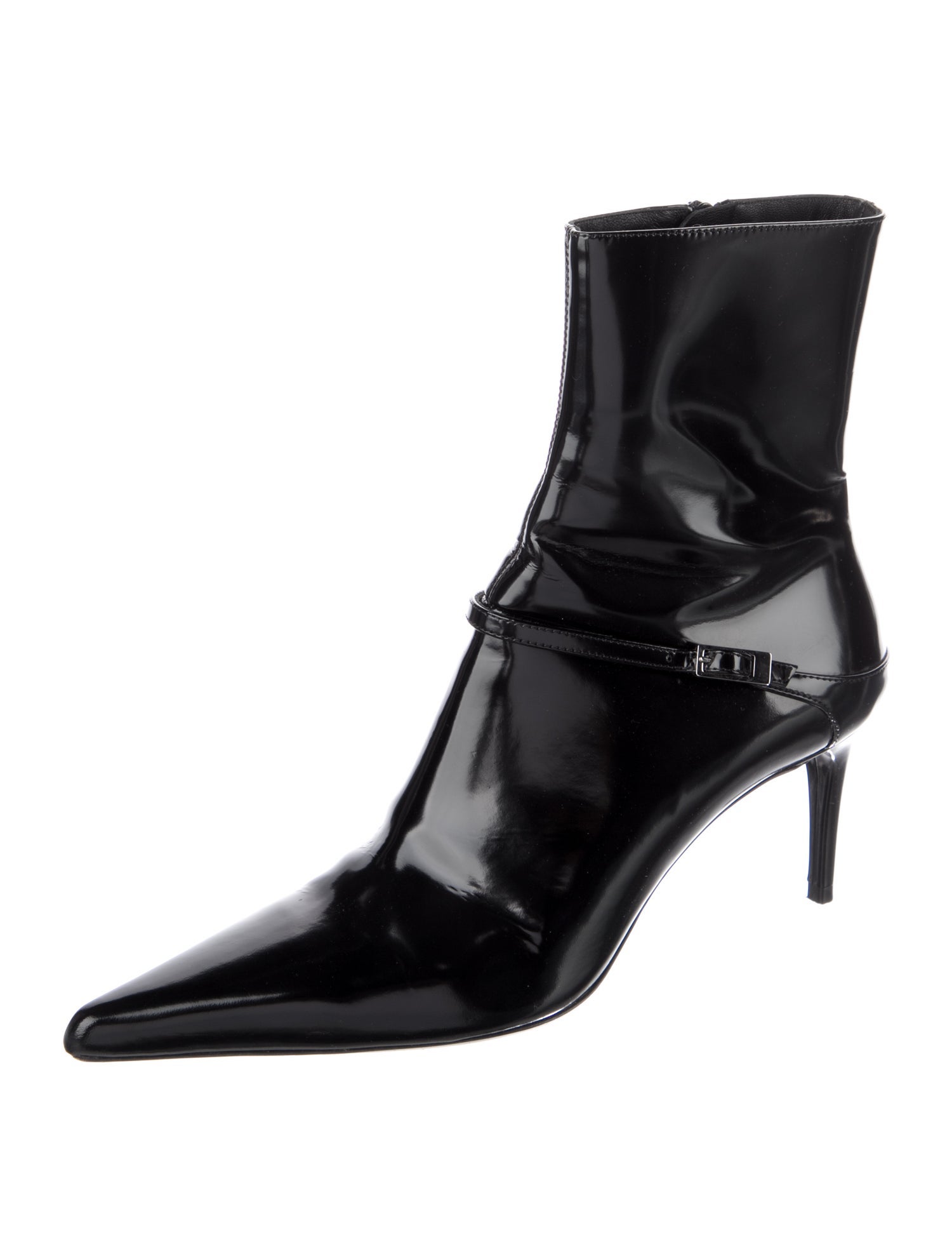 Saint Laurent Patent Leather Boots