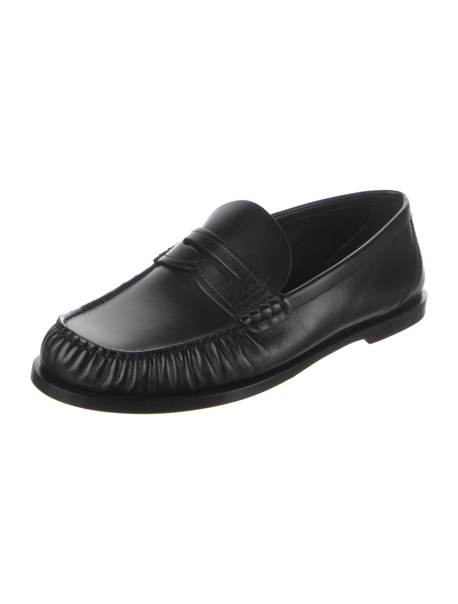 Saint Laurent Leather Loafers