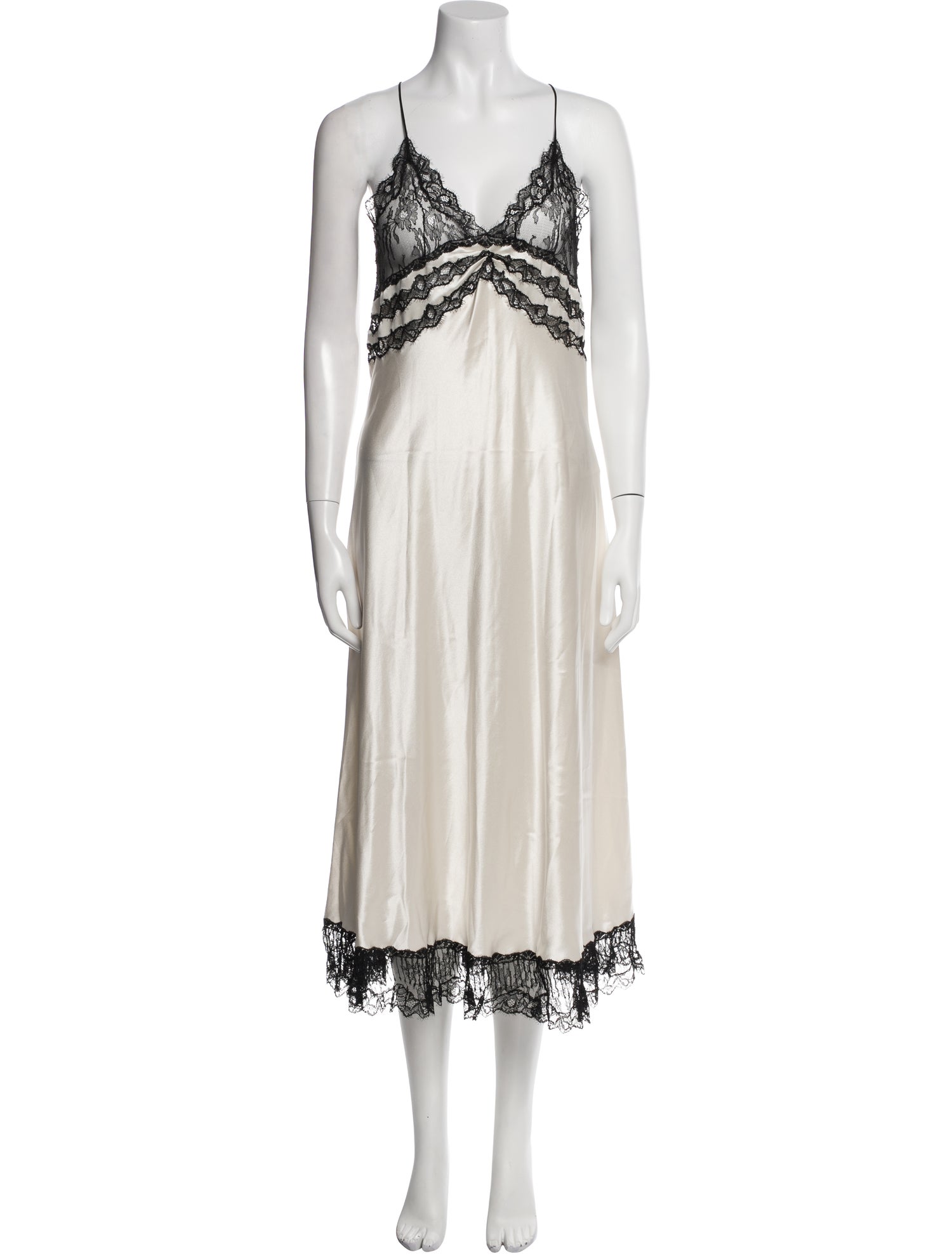 Saint Laurent Silk Knee-Length Dress