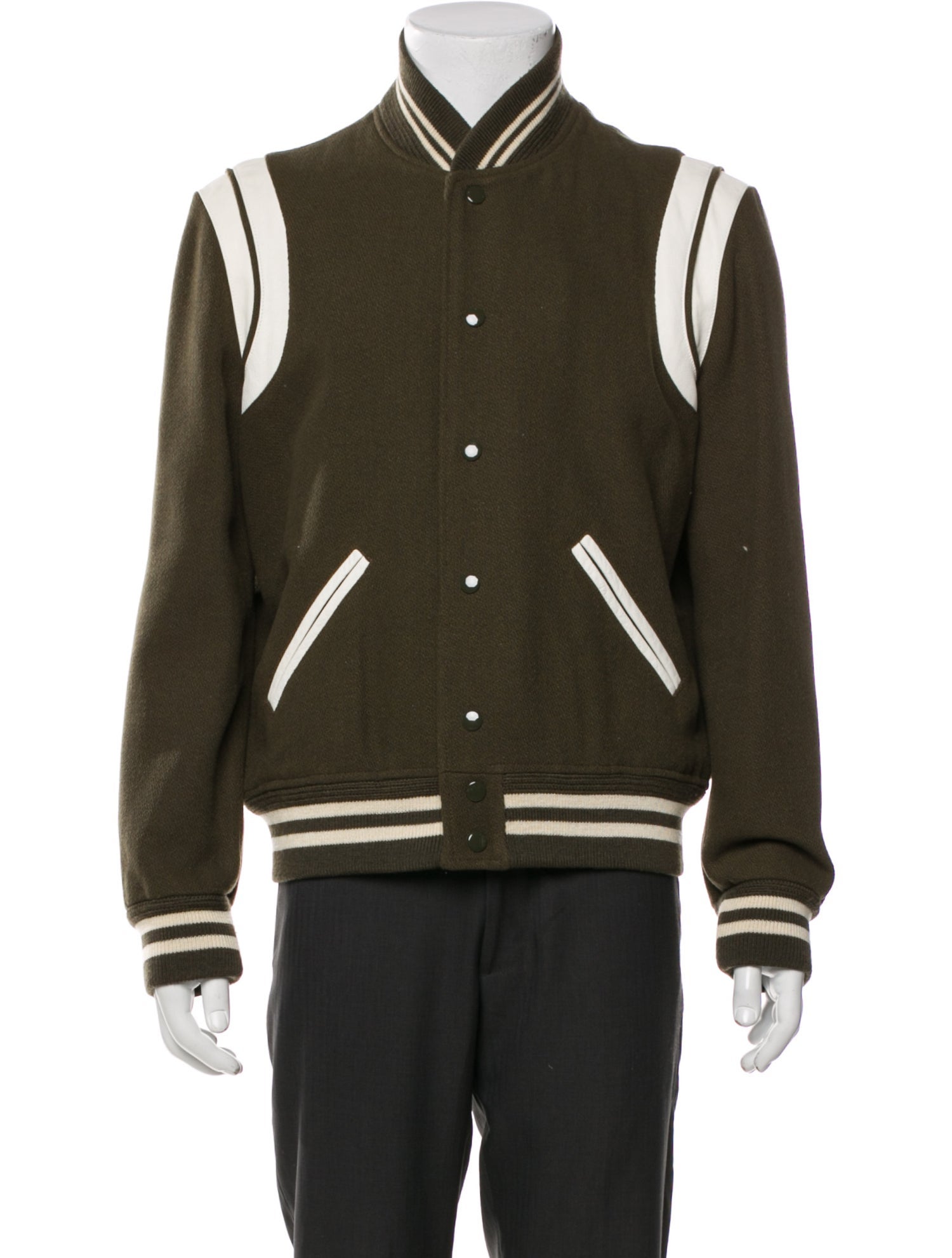 Saint Laurent 2017 Teddy Varsity Jacket