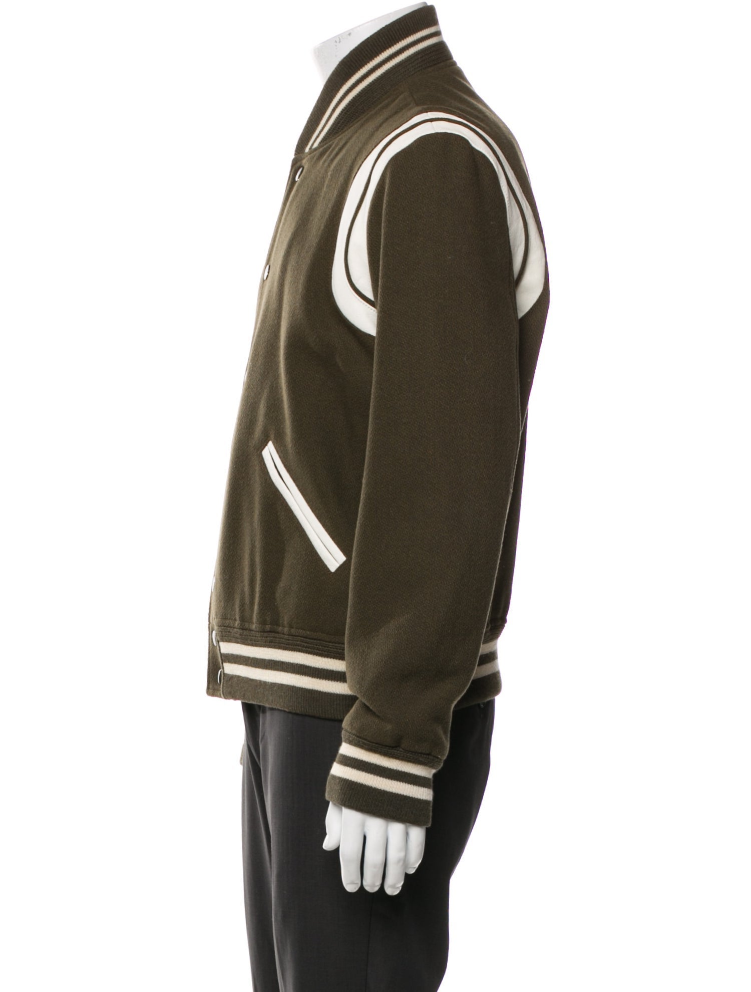 Saint Laurent 2017 Teddy Varsity Jacket