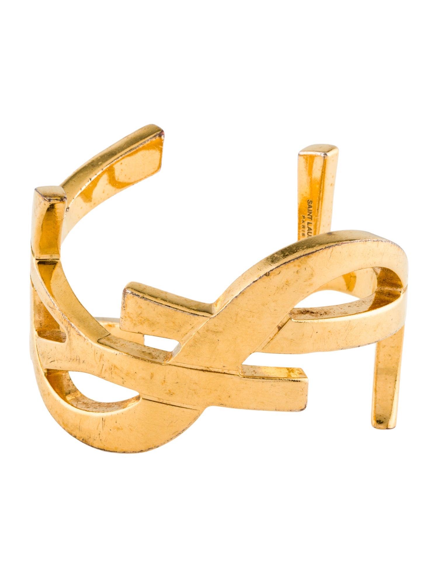 Saint Laurent Cassandre Cuff Bracelet