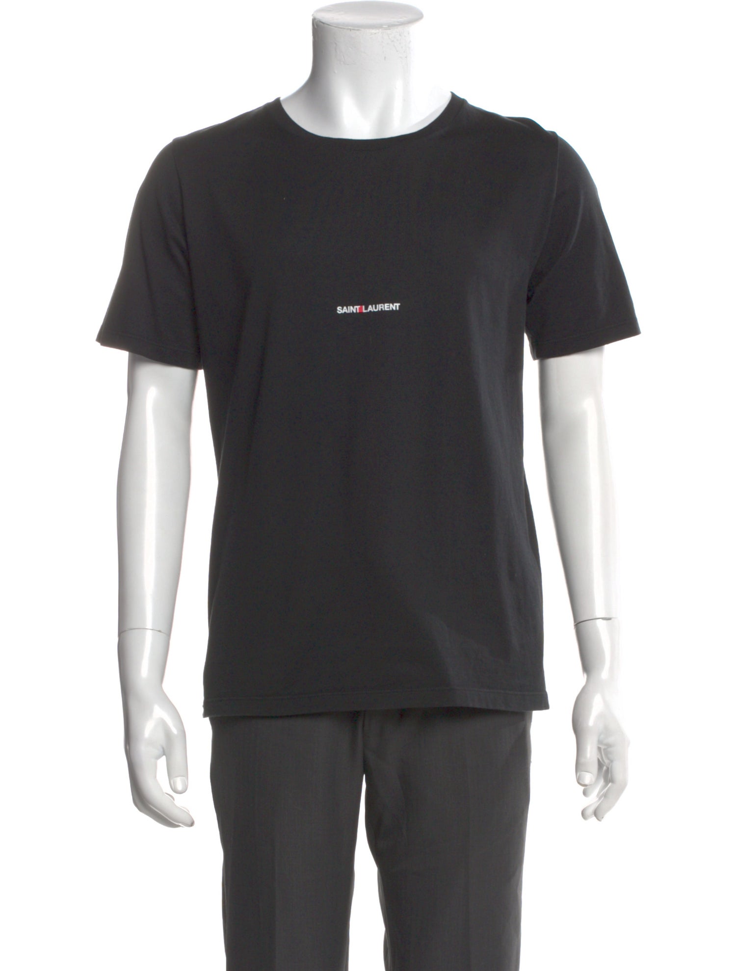 Saint Laurent Graphic Print Crew Neck T-Shirt