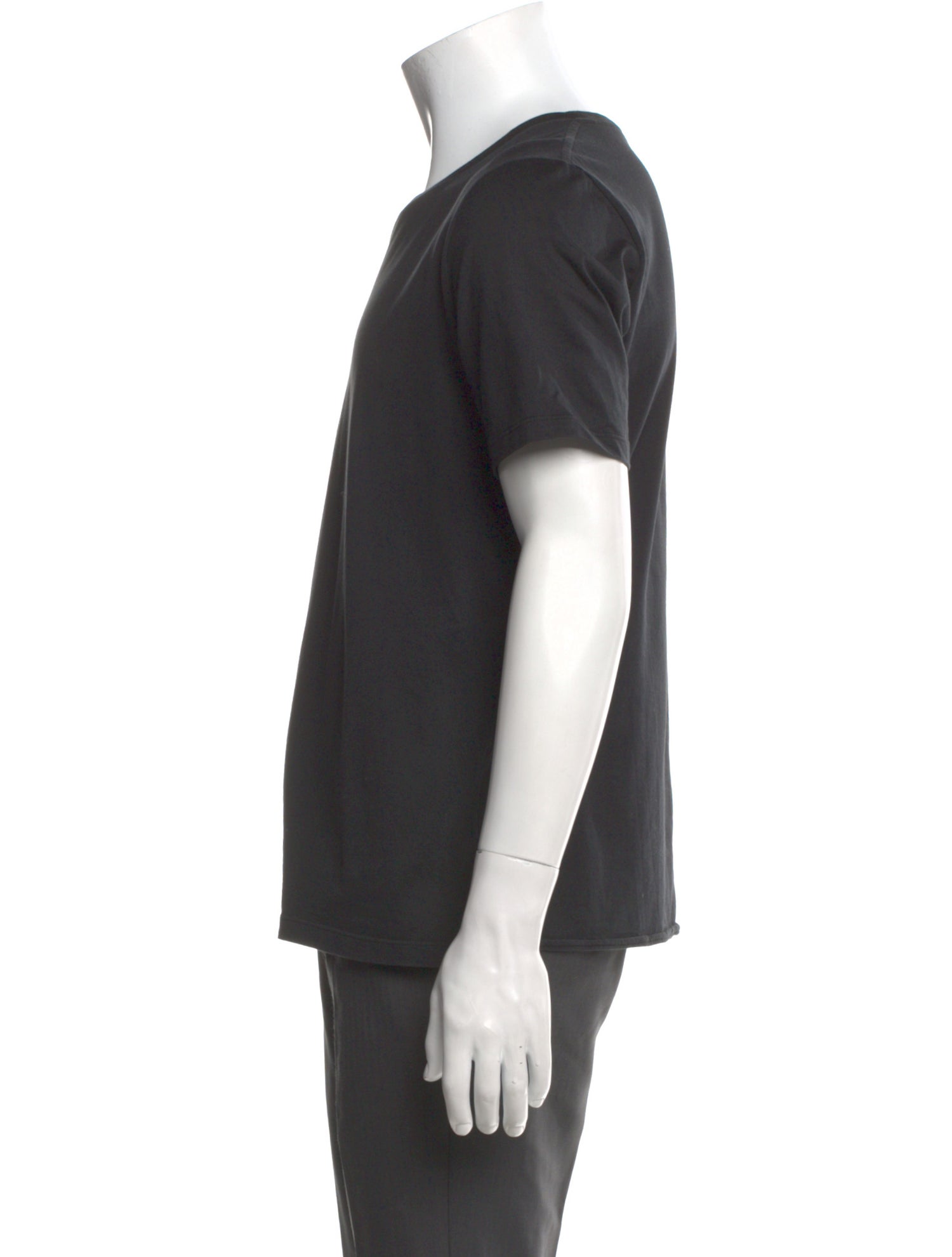 Saint Laurent Graphic Print Crew Neck T-Shirt