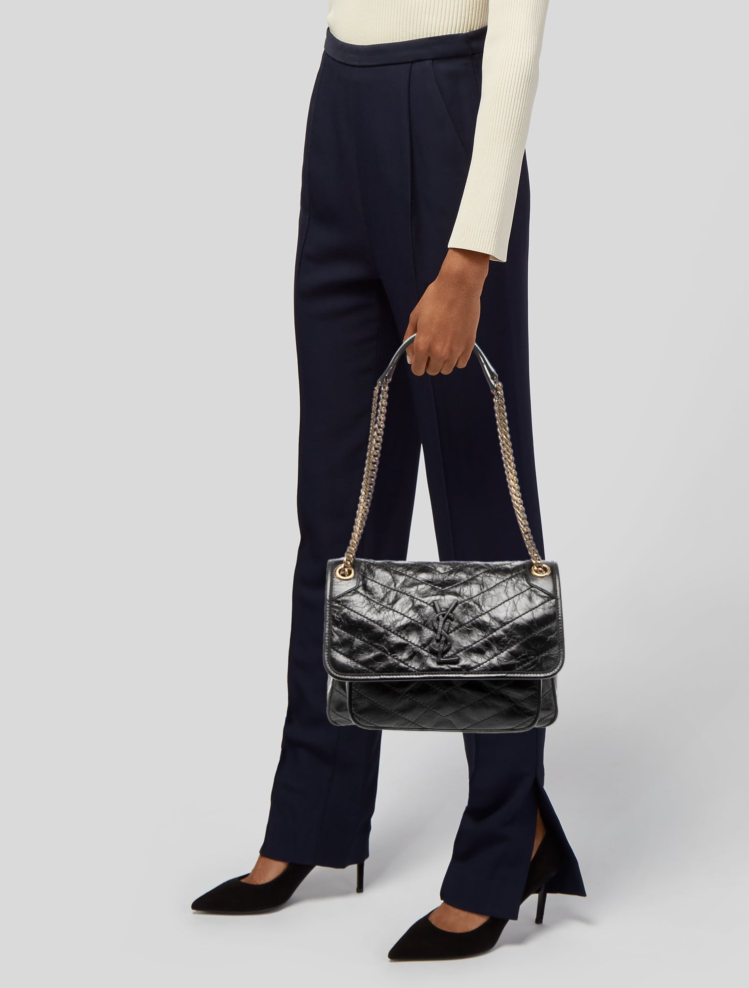 Saint Laurent Leather Niki 2024