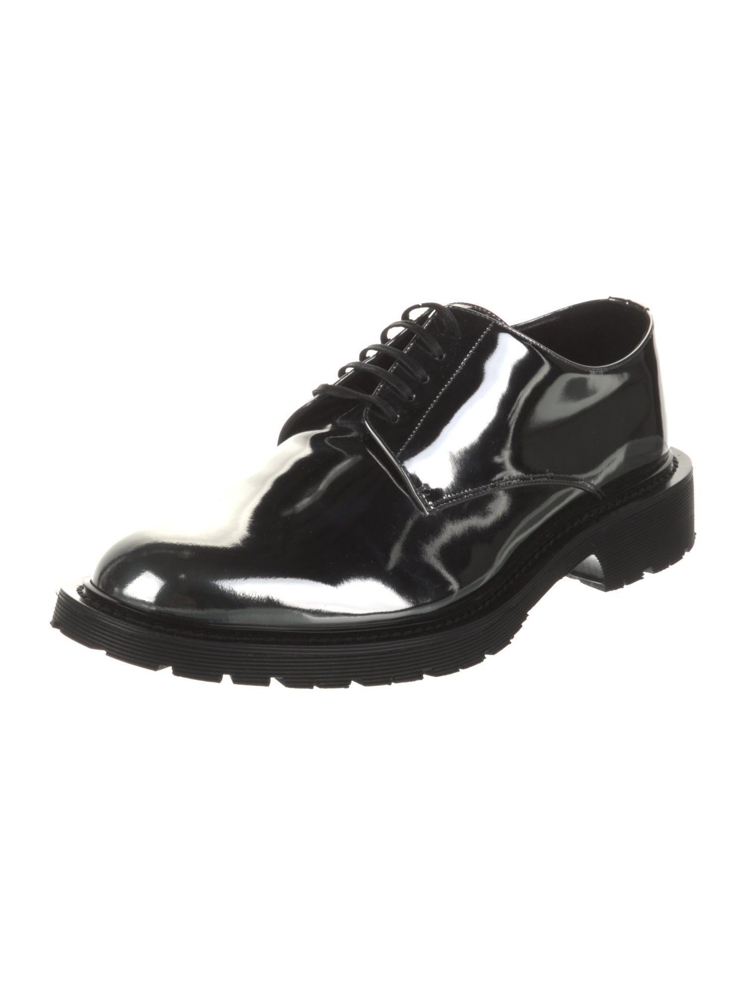Saint Laurent Patent Leather Derby Shoes w/ Tags