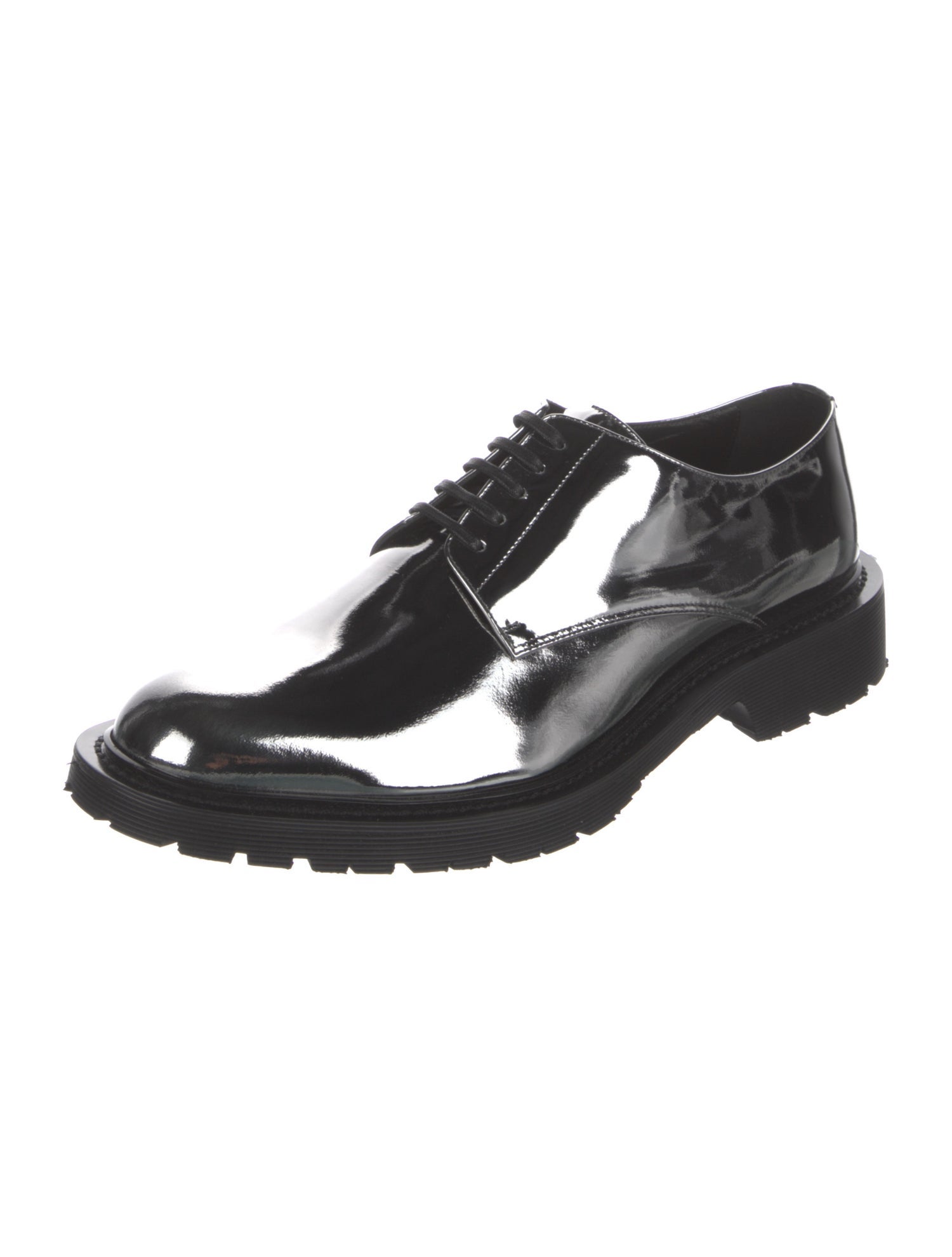 Saint Laurent Patent Leather Derby Shoes