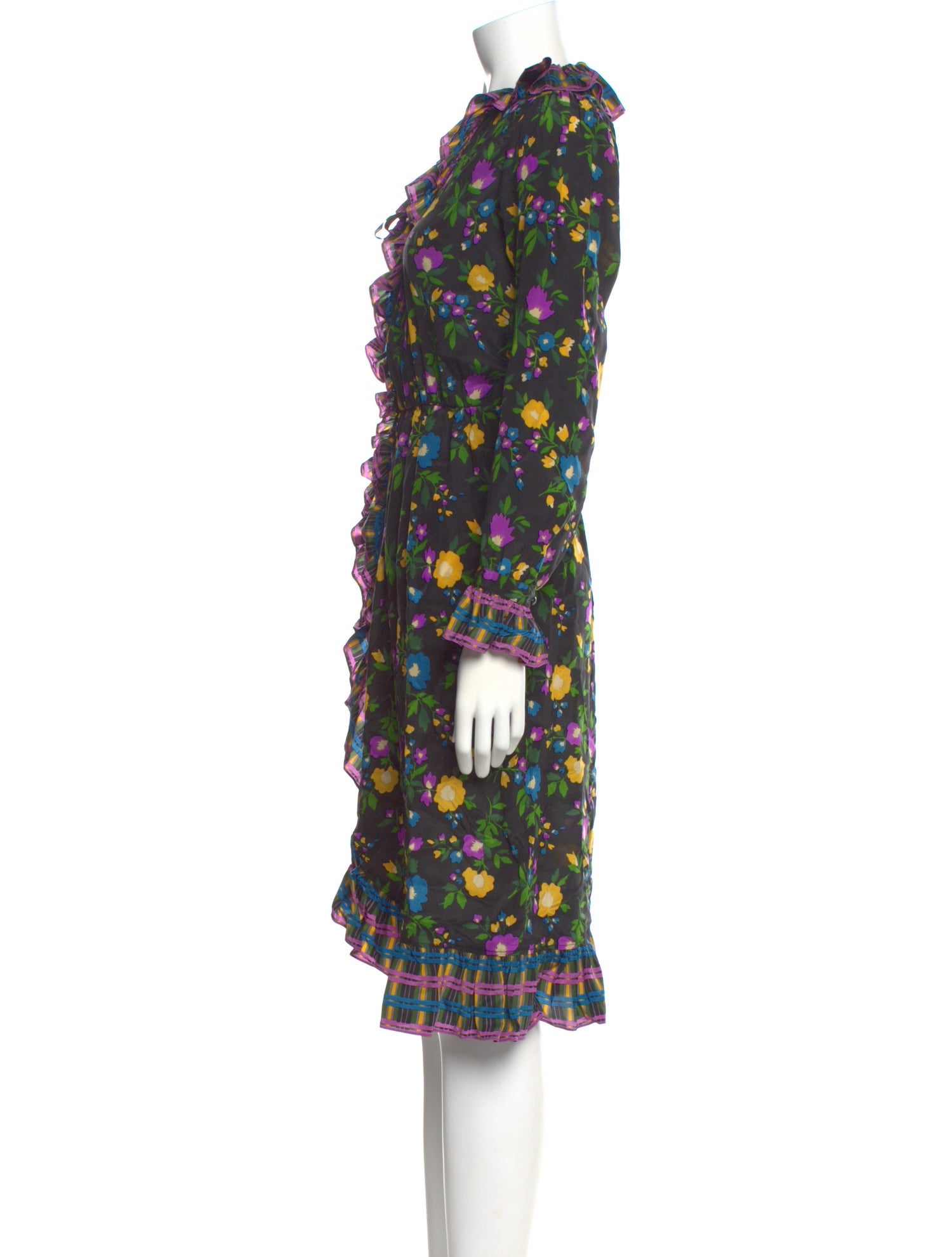 Yves Saint Laurent Rive Gauche Vintage Knee-Length Dress