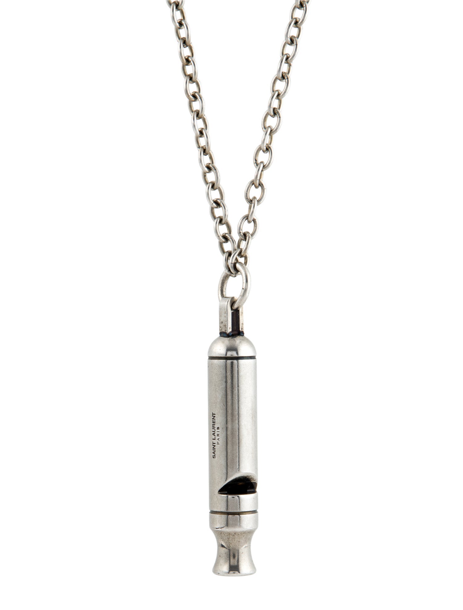 Saint Laurent Whistle Pendant Necklace